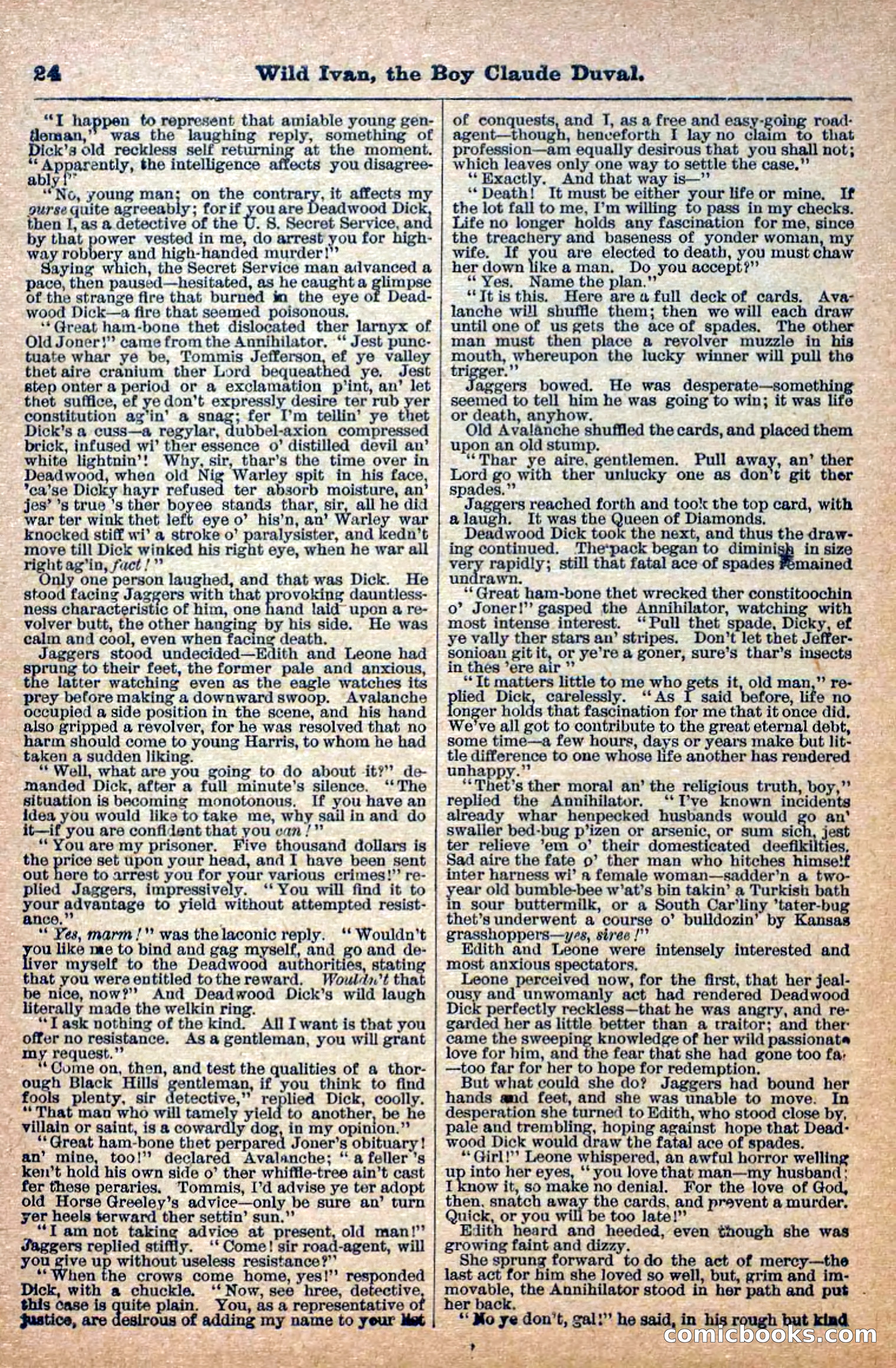 Deadwood Dick Library, Vol. 1, No. 5 — page 26 of 42