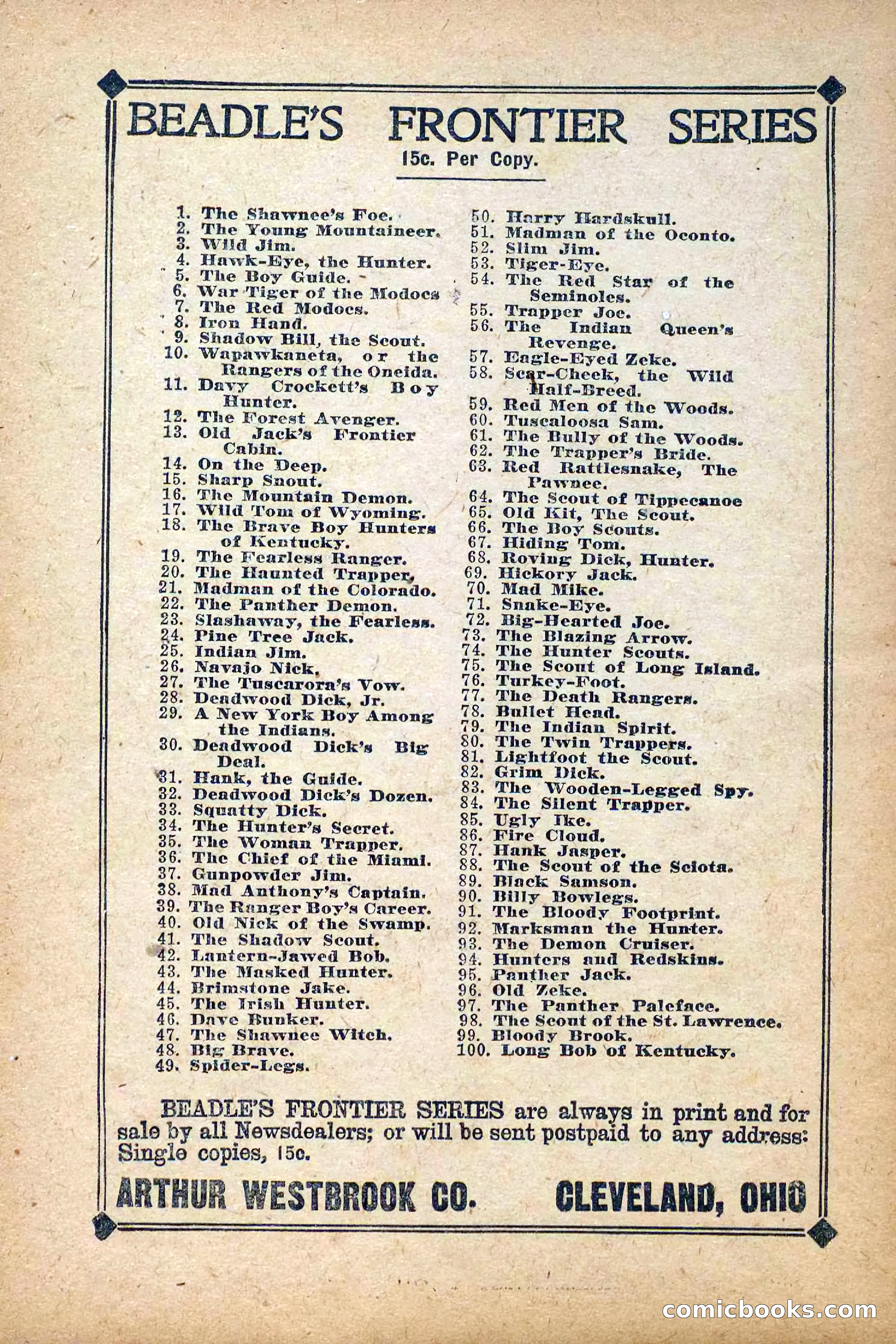 Deadwood Dick Library, No. 6 — page 40 of 42