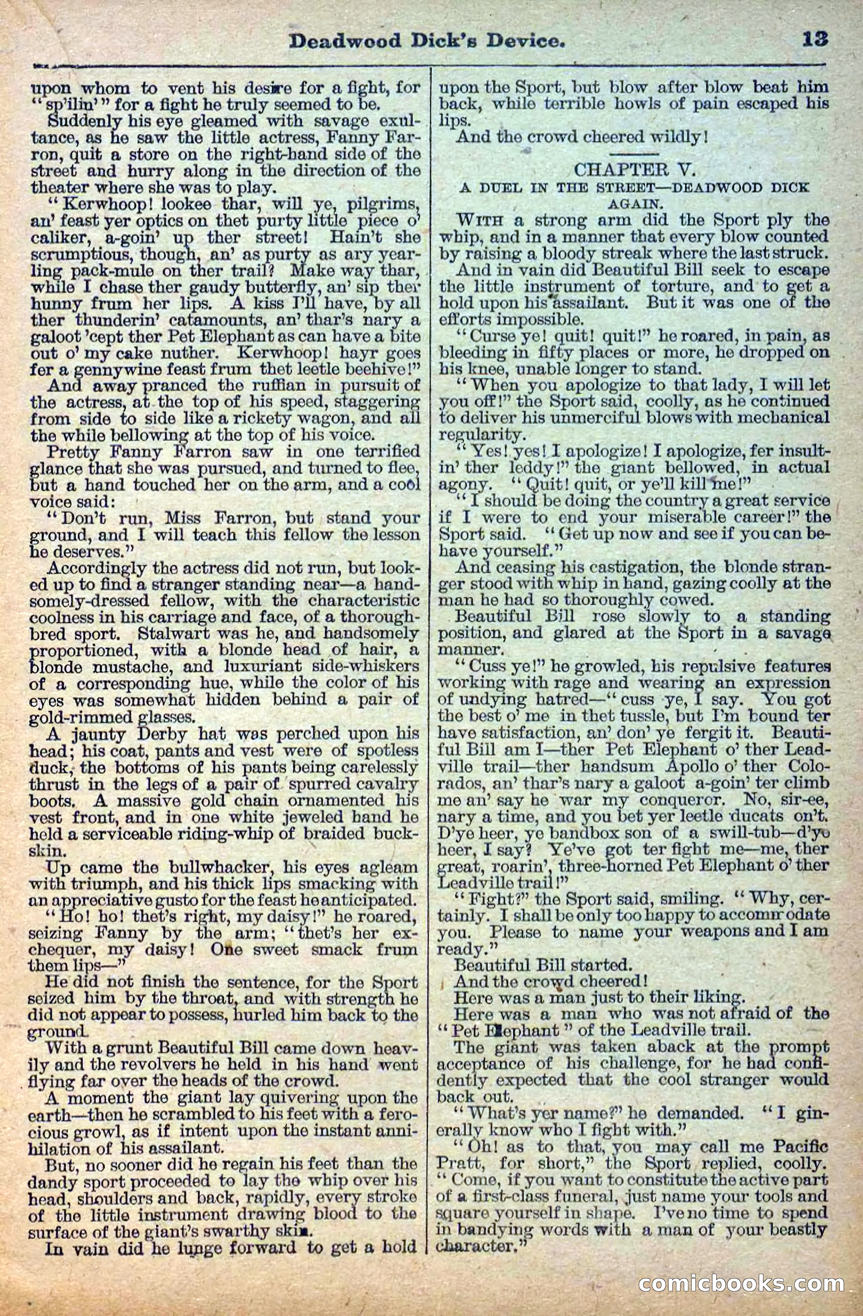 The Deadwood Dick Library, No. 21 — page 15 of 40