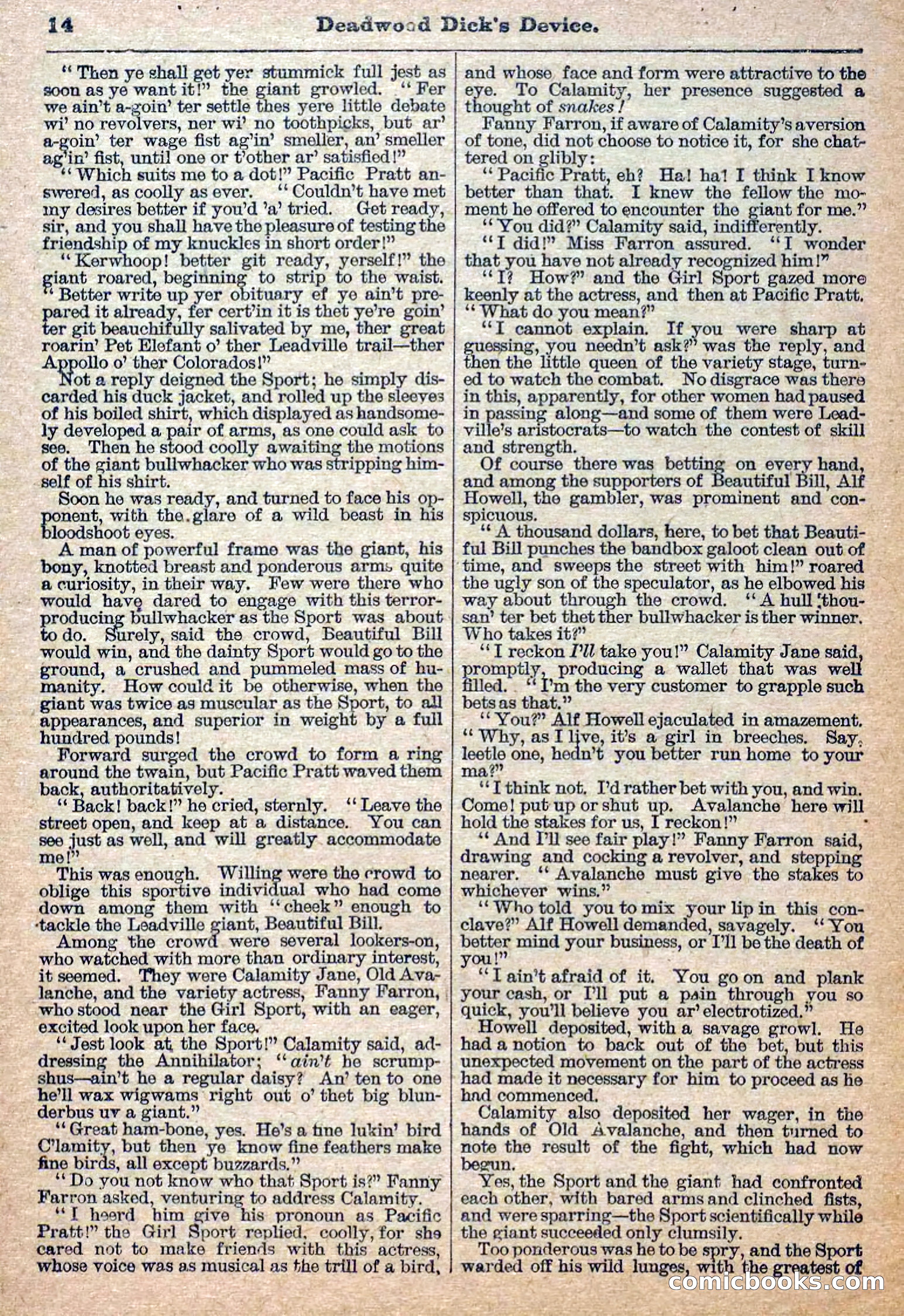 The Deadwood Dick Library, No. 21 — page 16 of 40