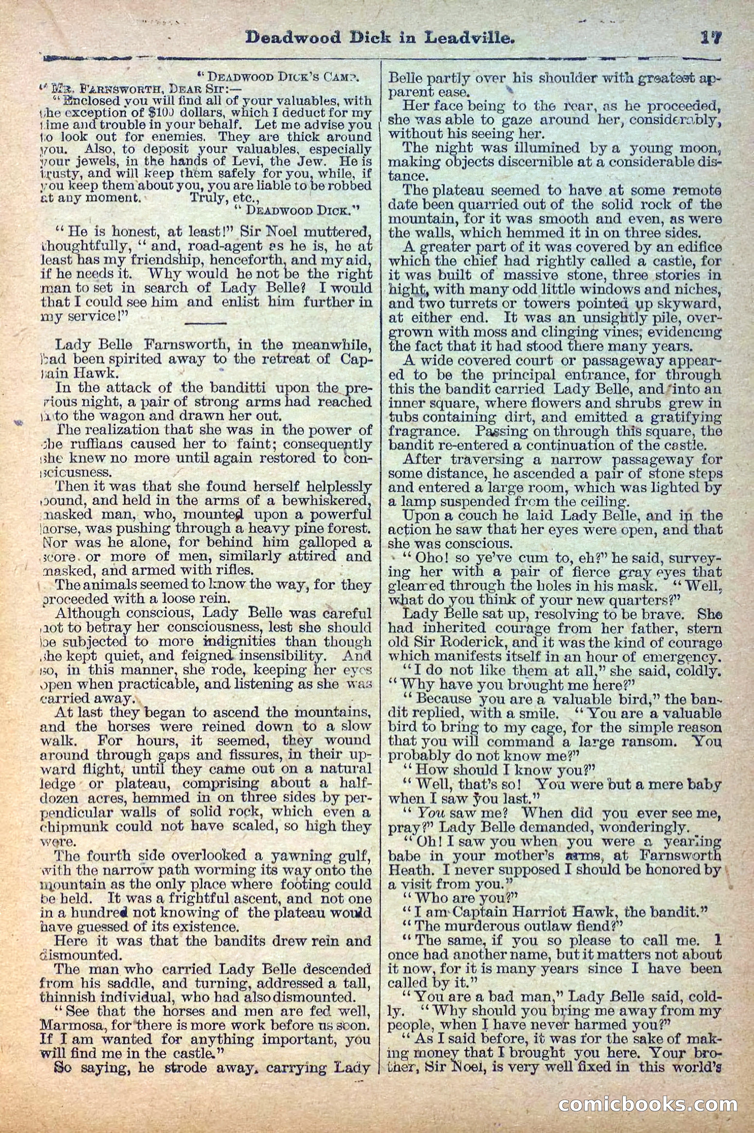 Deadwood Dick Library, Vol. II, No. 23 — page 19 of 38