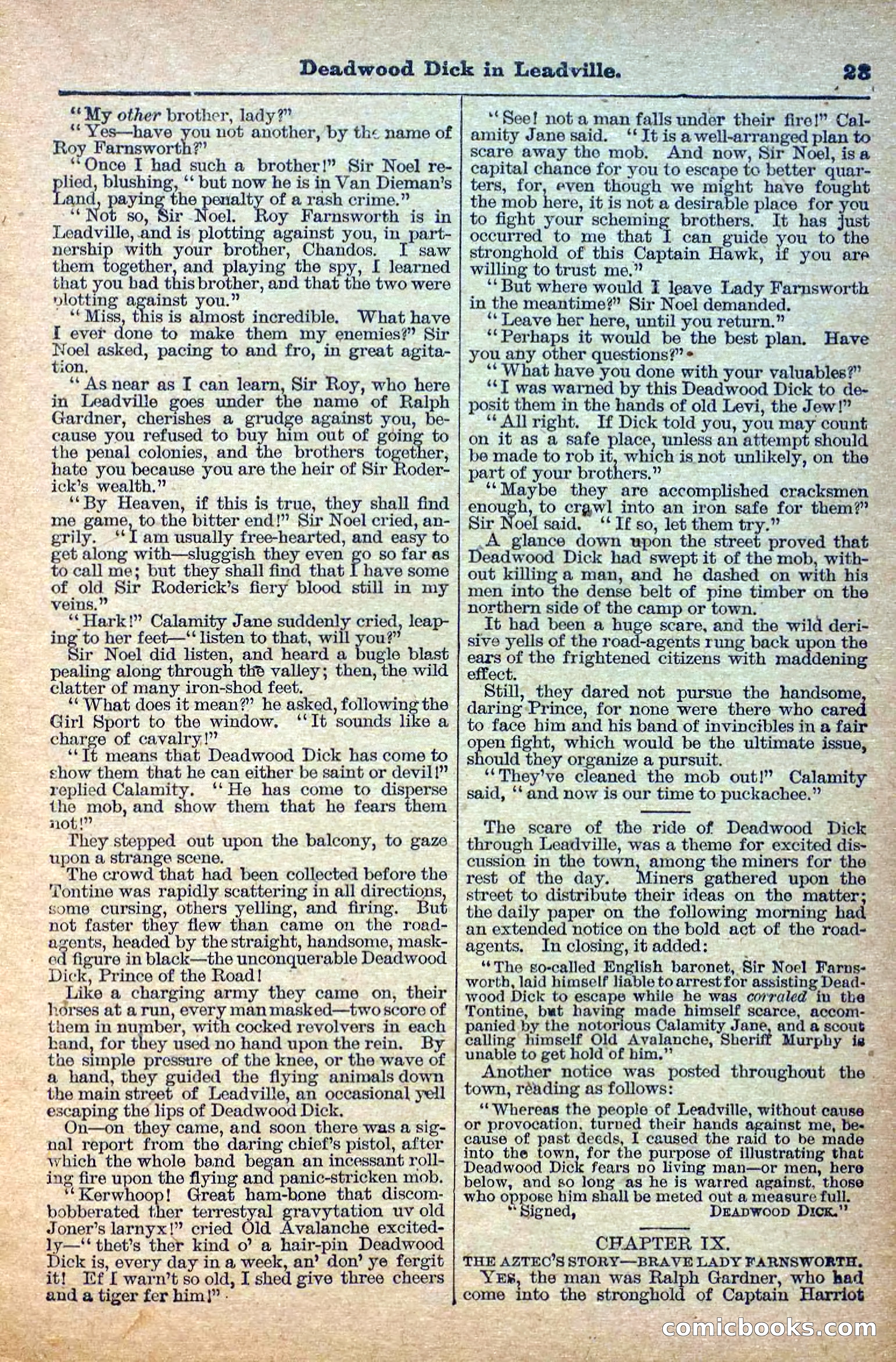 Deadwood Dick Library, Vol. II, No. 23 — page 25 of 38