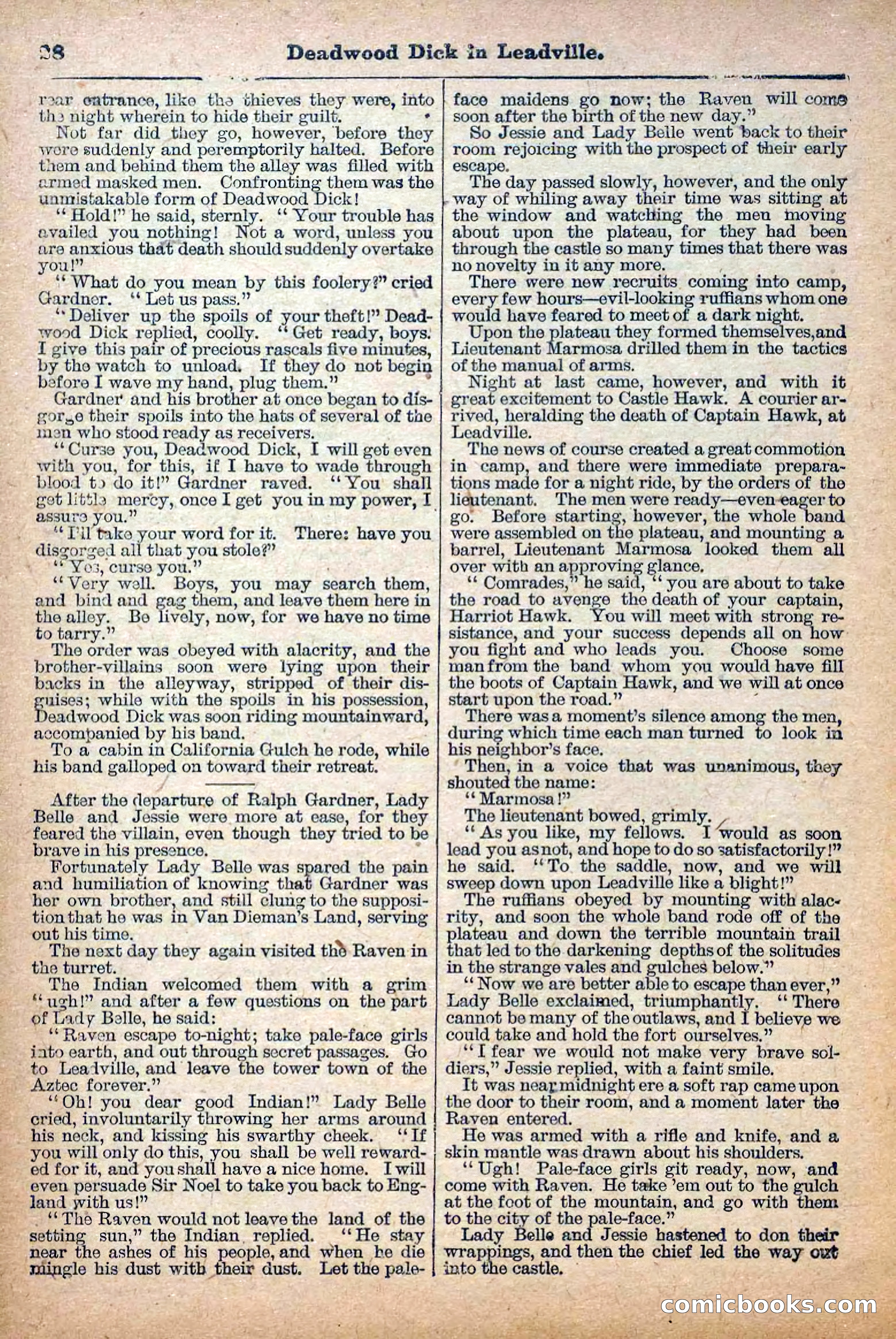 Deadwood Dick Library, Vol. II, No. 23 — page 30 of 38