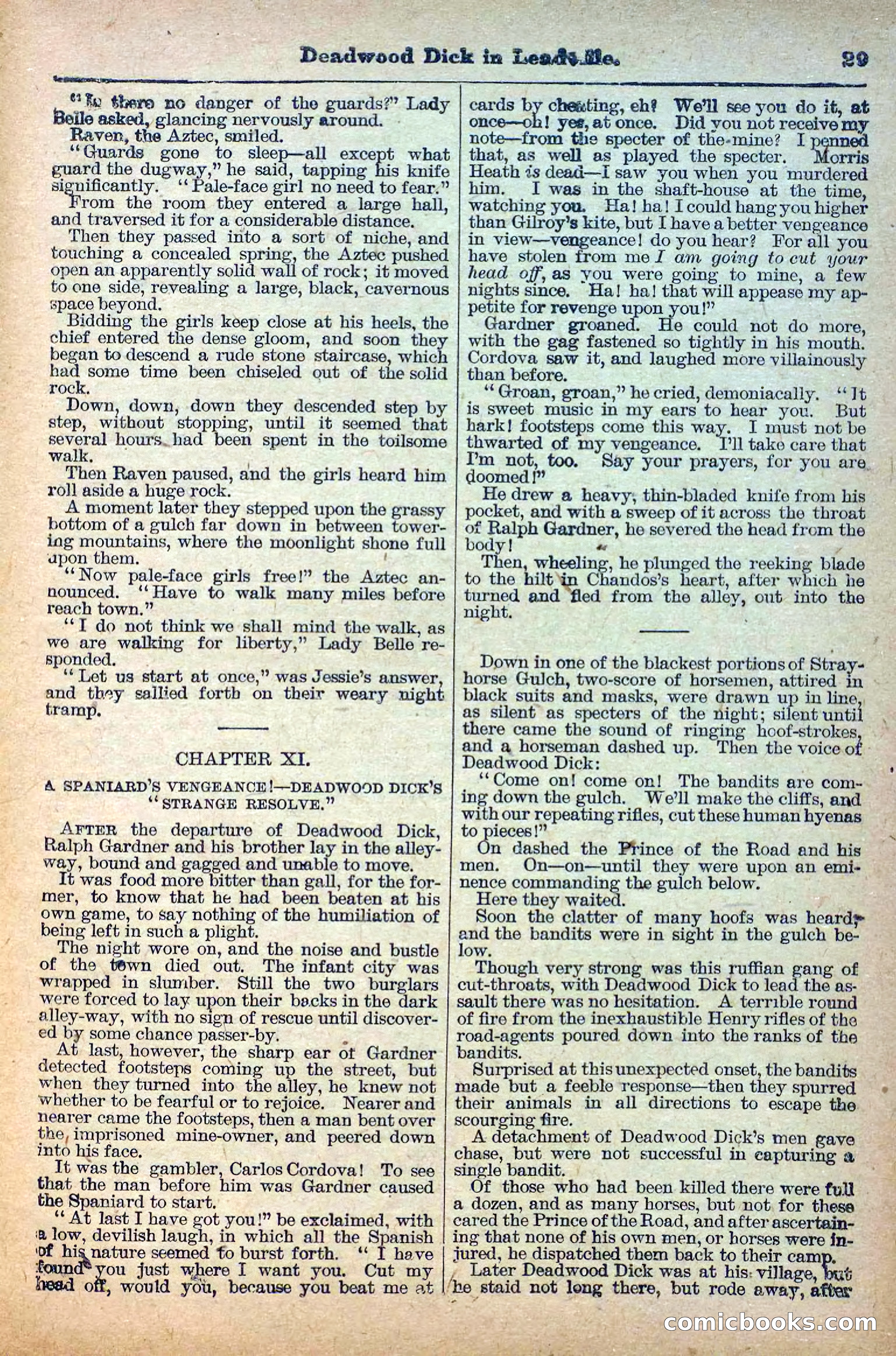 Deadwood Dick Library, Vol. II, No. 23 — page 31 of 38
