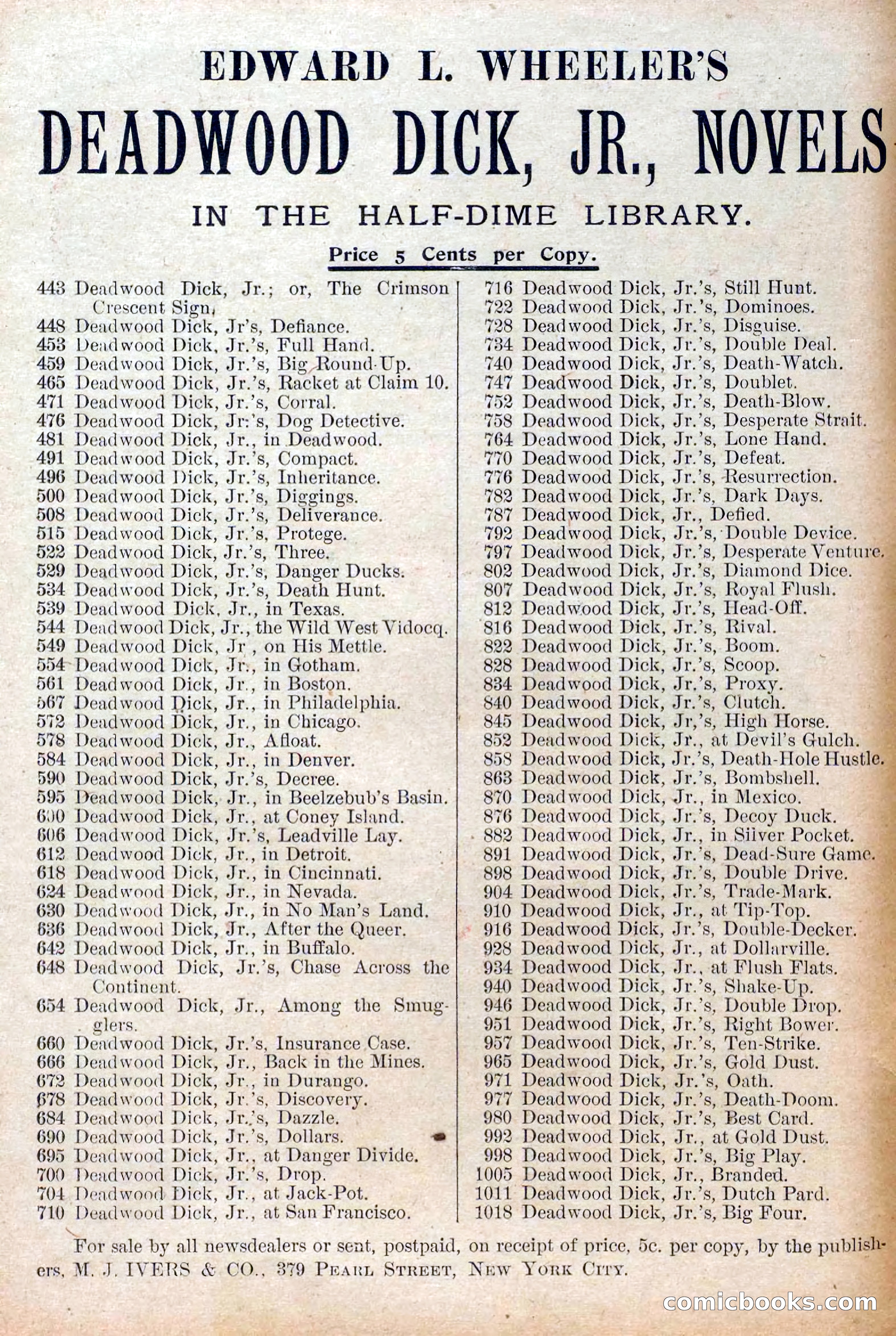 The Deadwood Dick Library, Vol. II, No. 24 — page 2 of 38