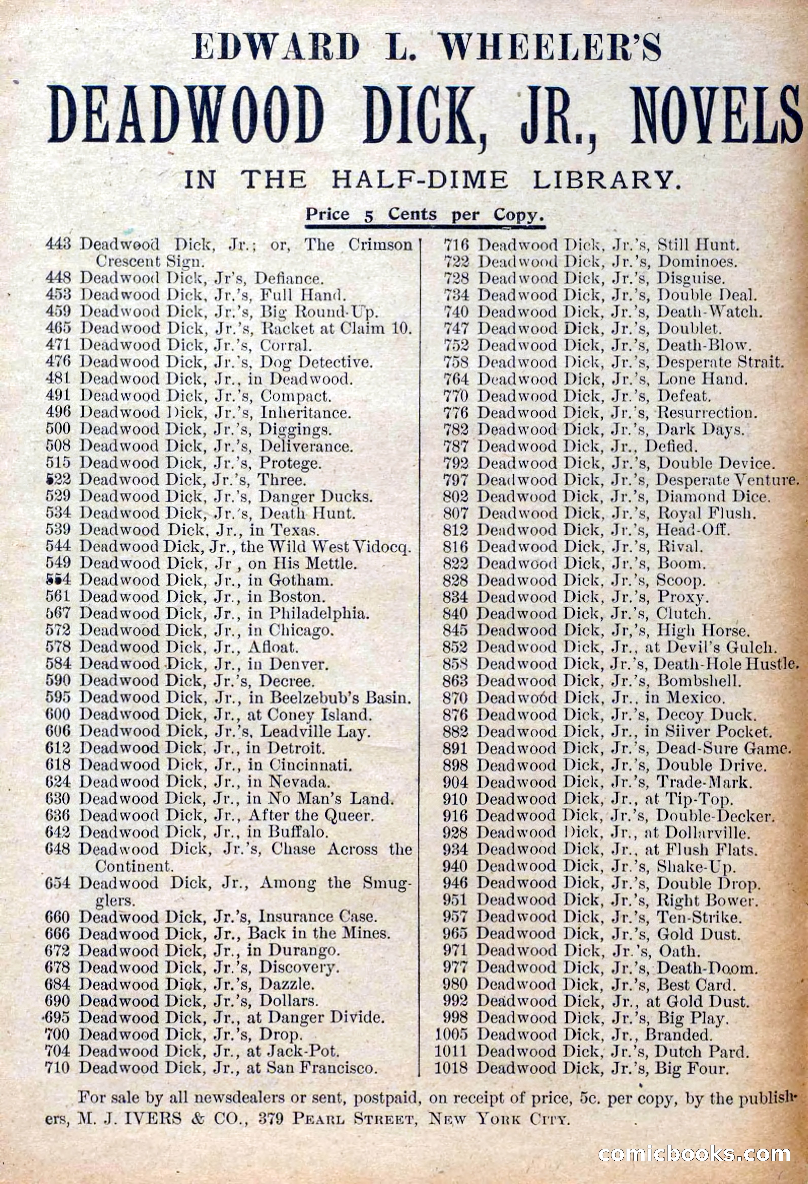 Deadwood Dick Library, Vol. II, No. 26 — page 2 of 40