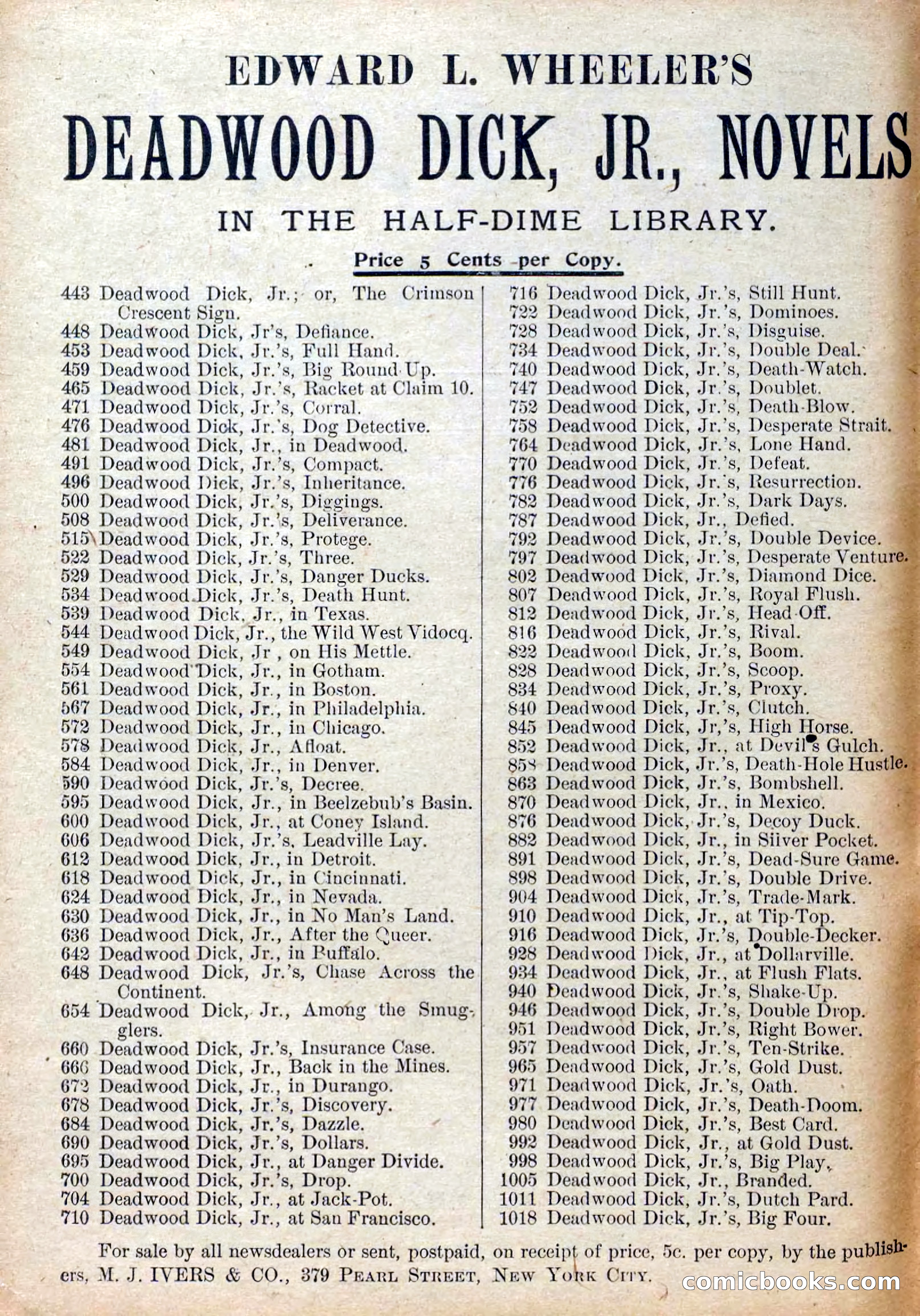 The Deadwood Dick Library, No. 27 — page 2 of 38