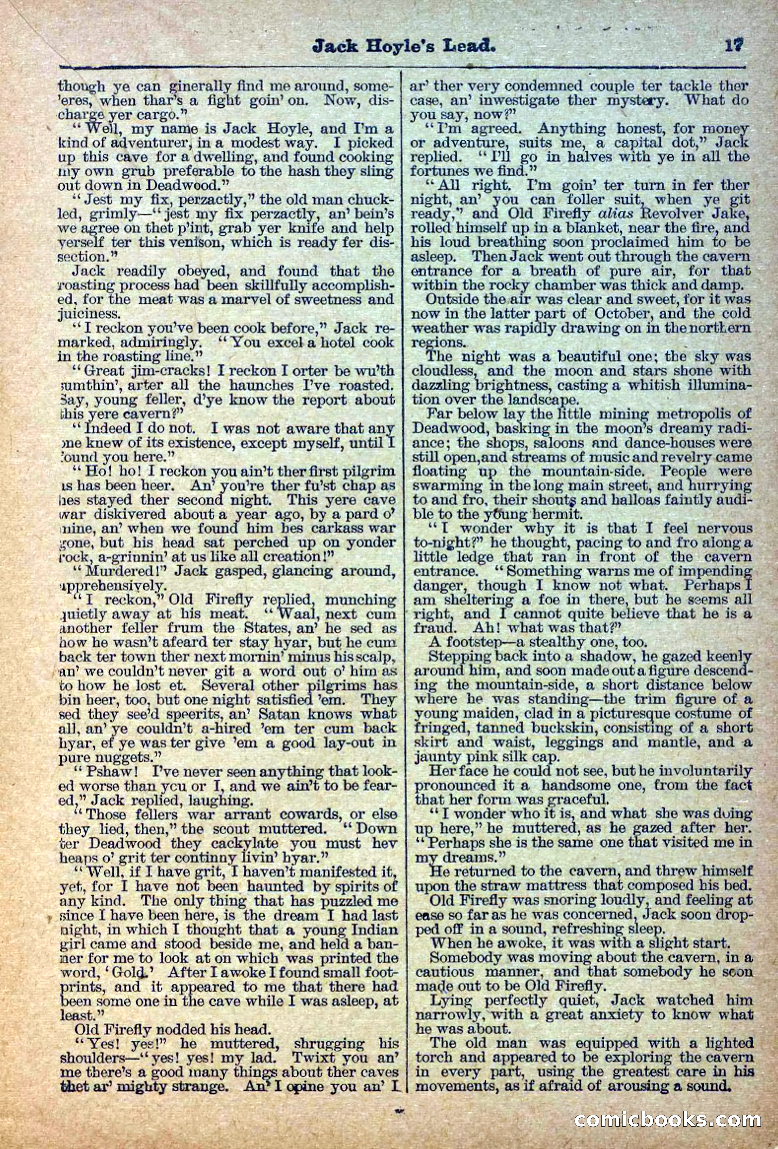 The Deadwood Dick Library, Vol. III, No. 28 — page 19 of 36