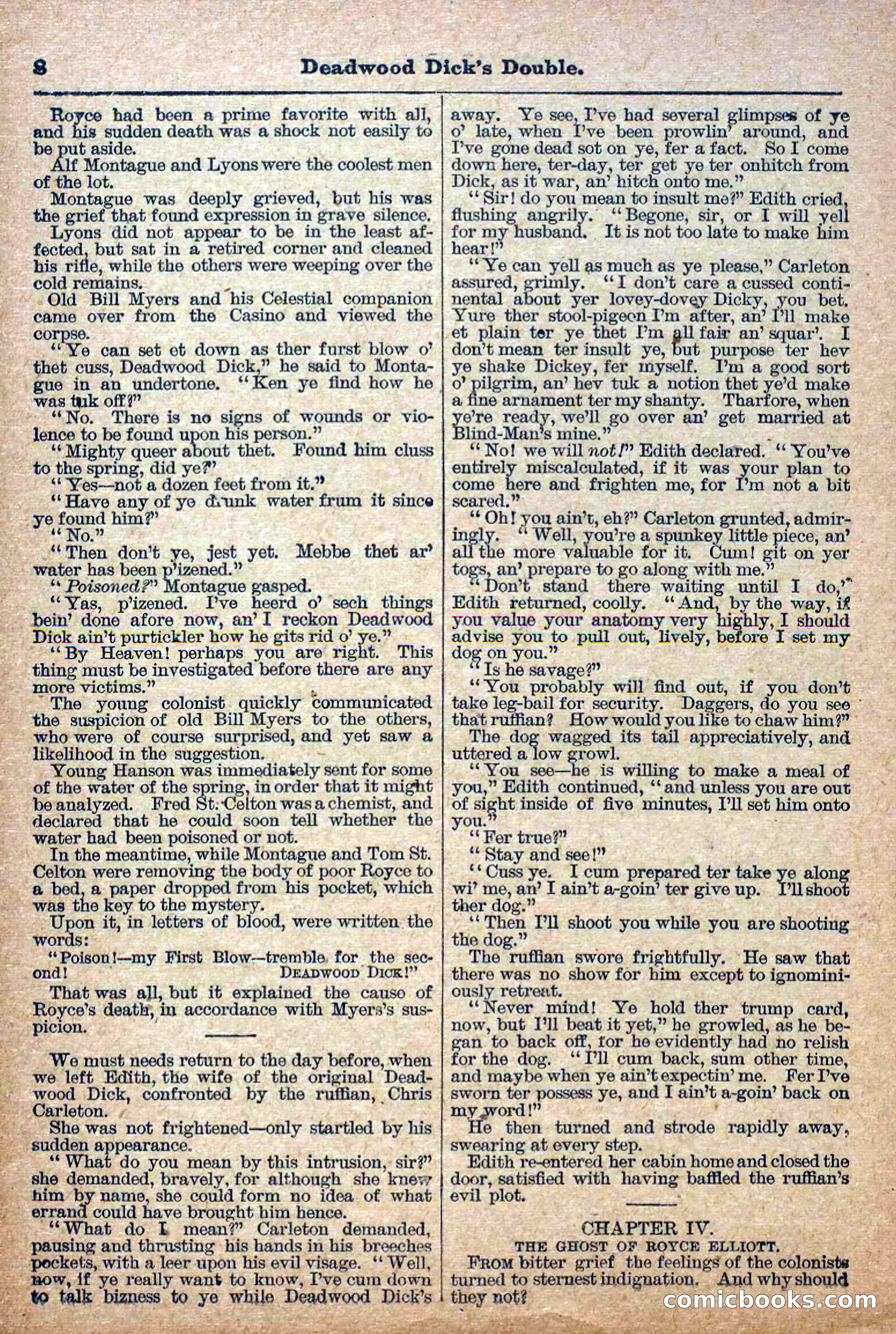 Deadwood Dick Library, Vol. III, No. 30 — page 10 of 40
