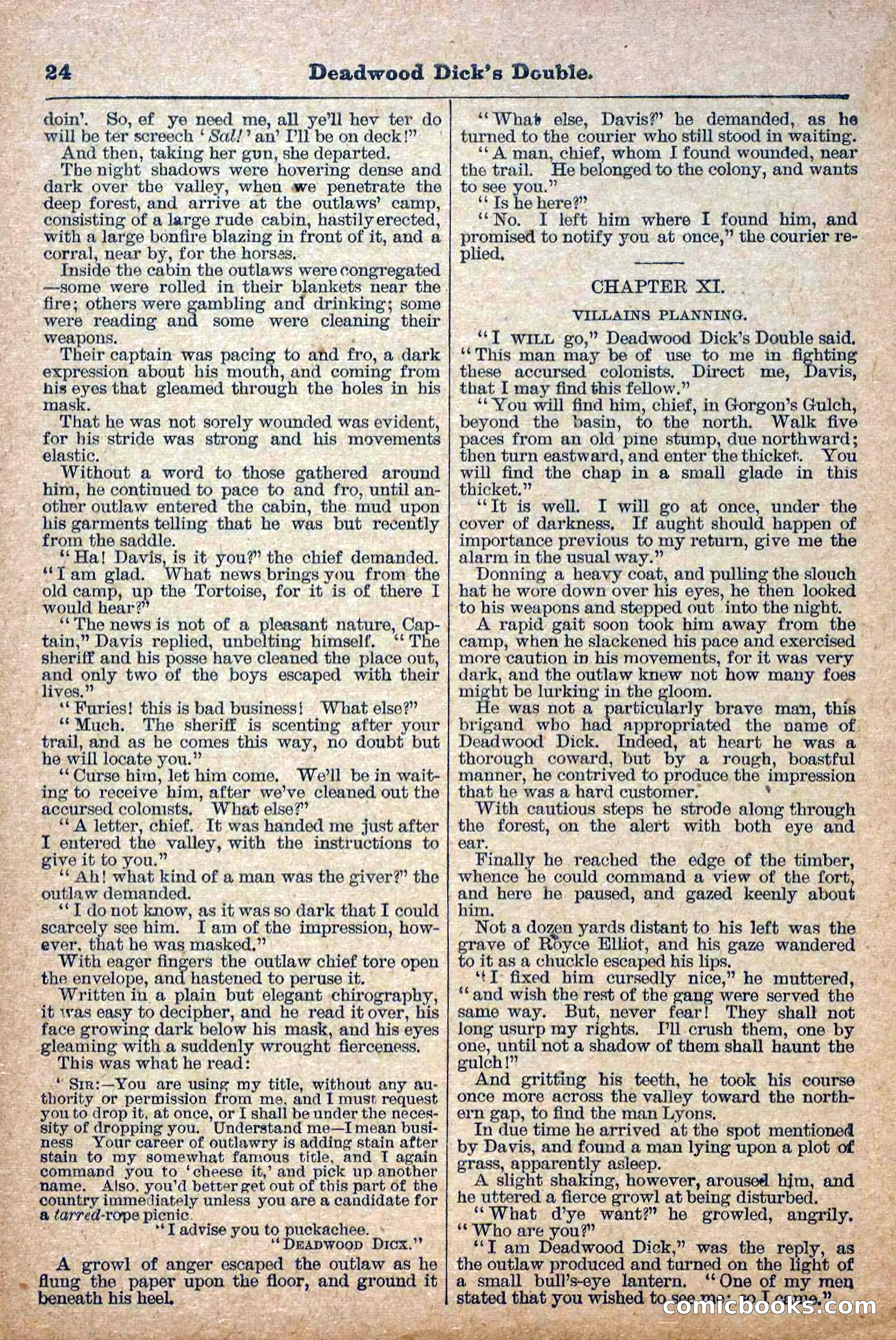 Deadwood Dick Library, Vol. III, No. 30 — page 26 of 40