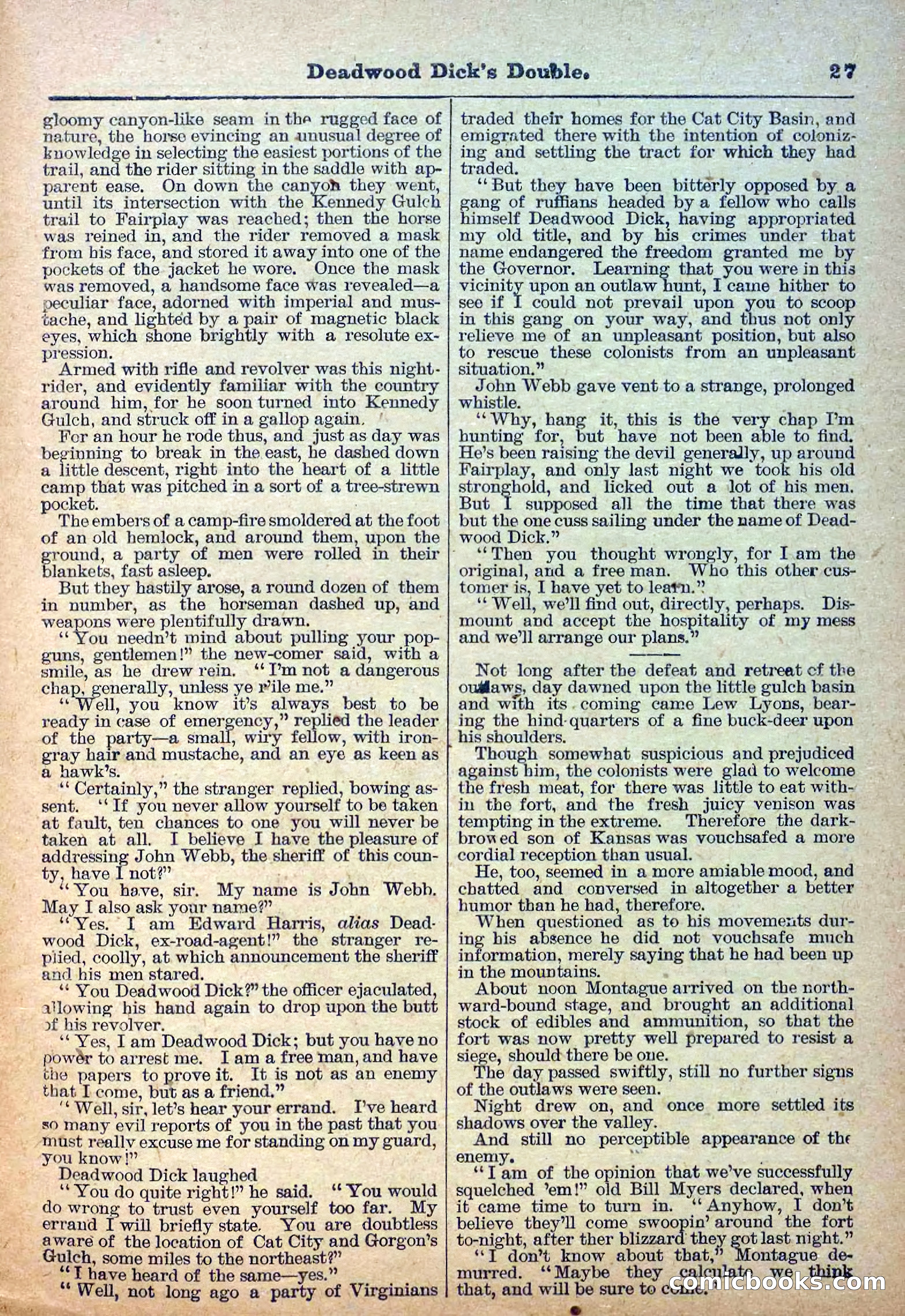 Deadwood Dick Library, Vol. III, No. 30 — page 29 of 40