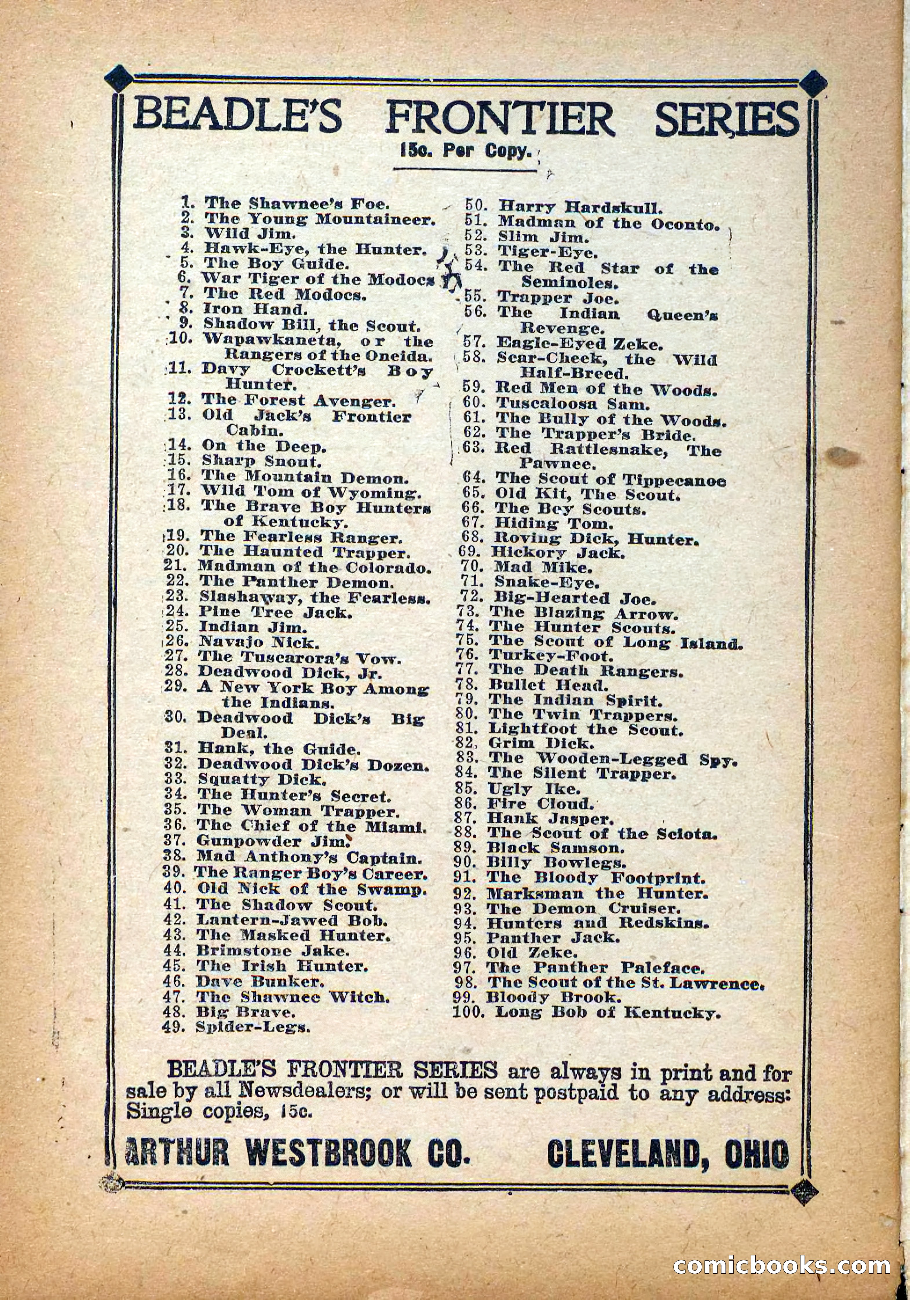 Deadwood Dick Library, Vol. III, No. 31 — page 40 of 42
