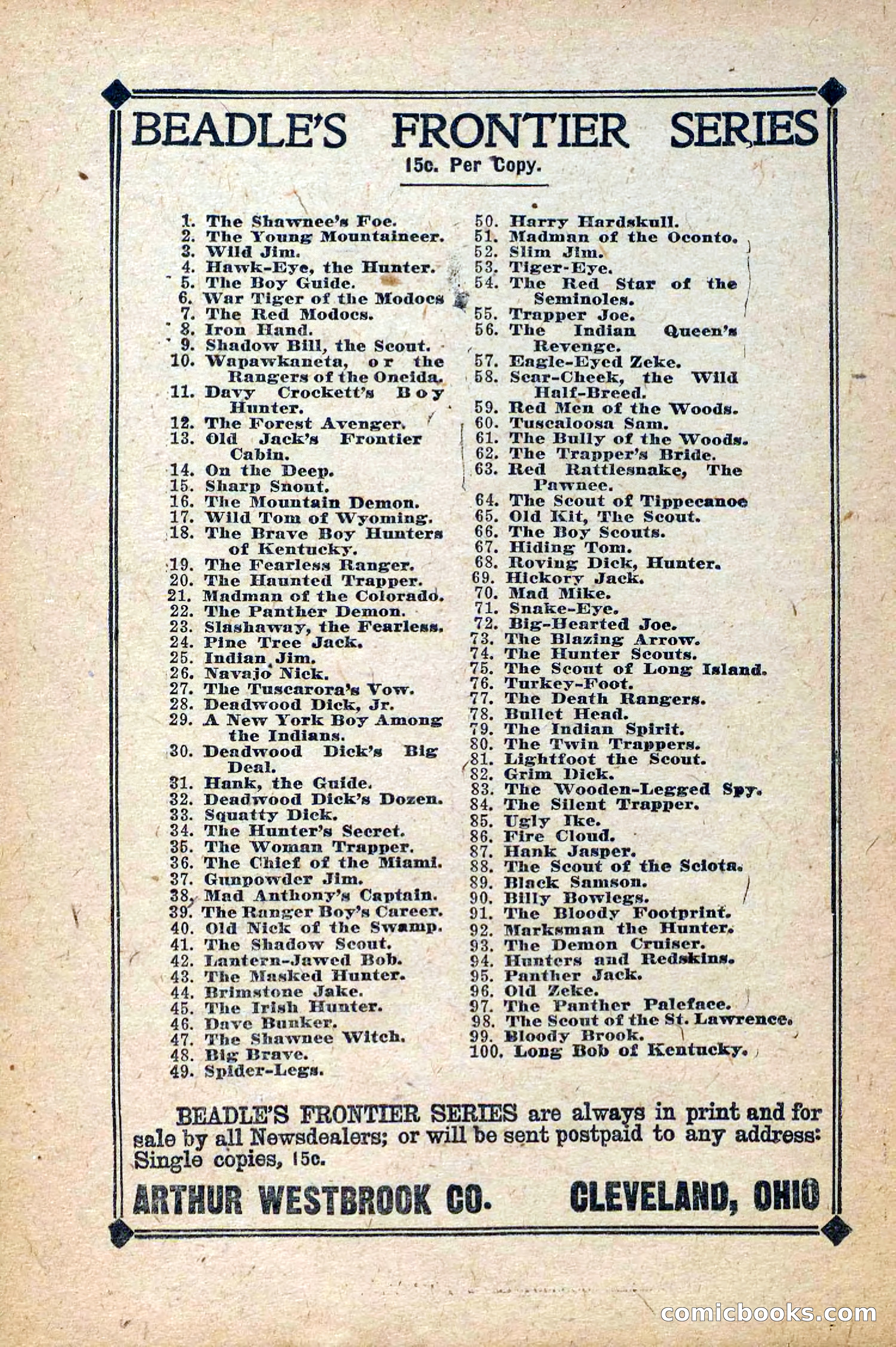 Deadwood Dick Library, Vol. III, No. 32 — page 40 of 42