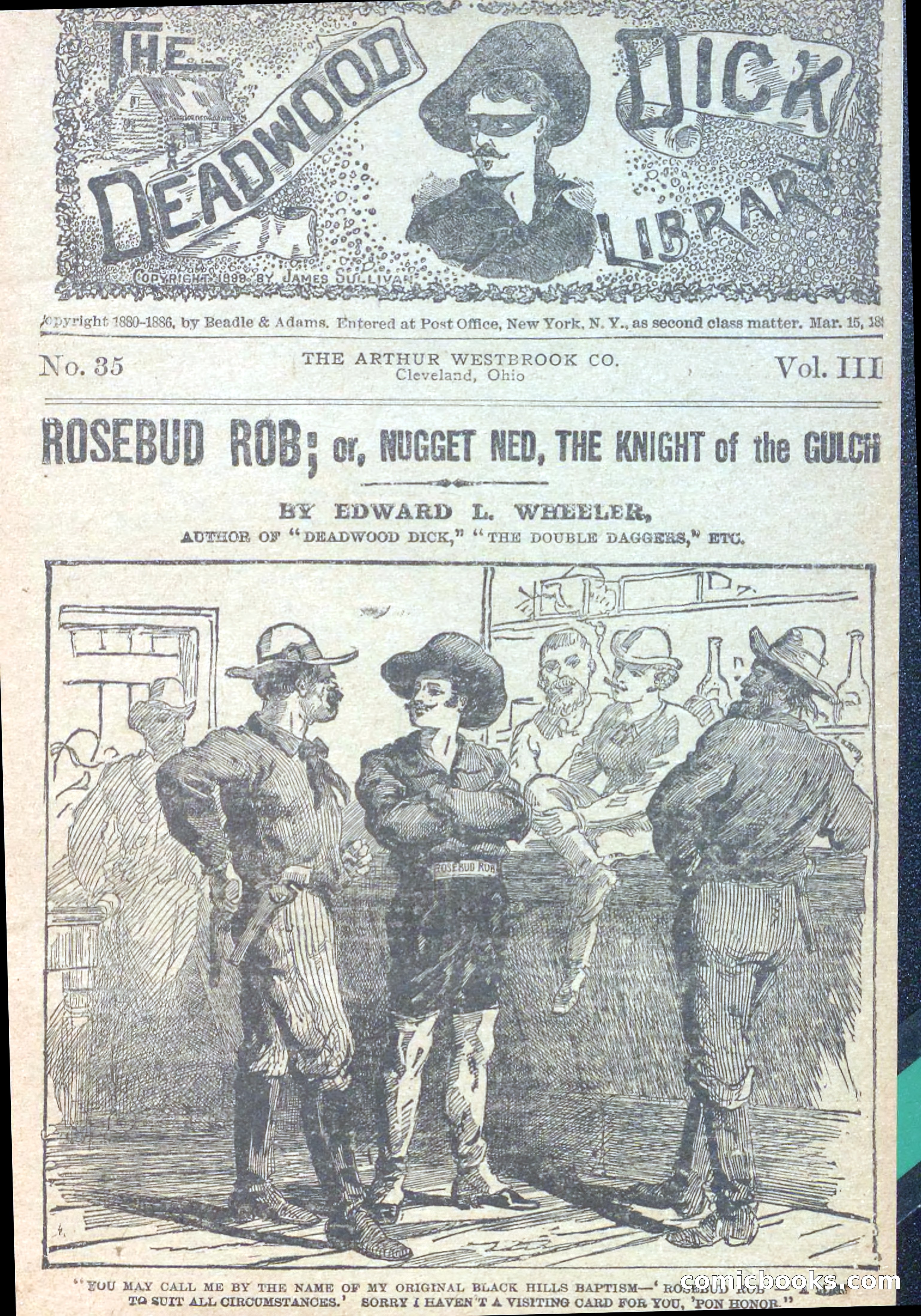 The Deadwood Dick Library, Vol. III, No. 33 — page 38 of 39