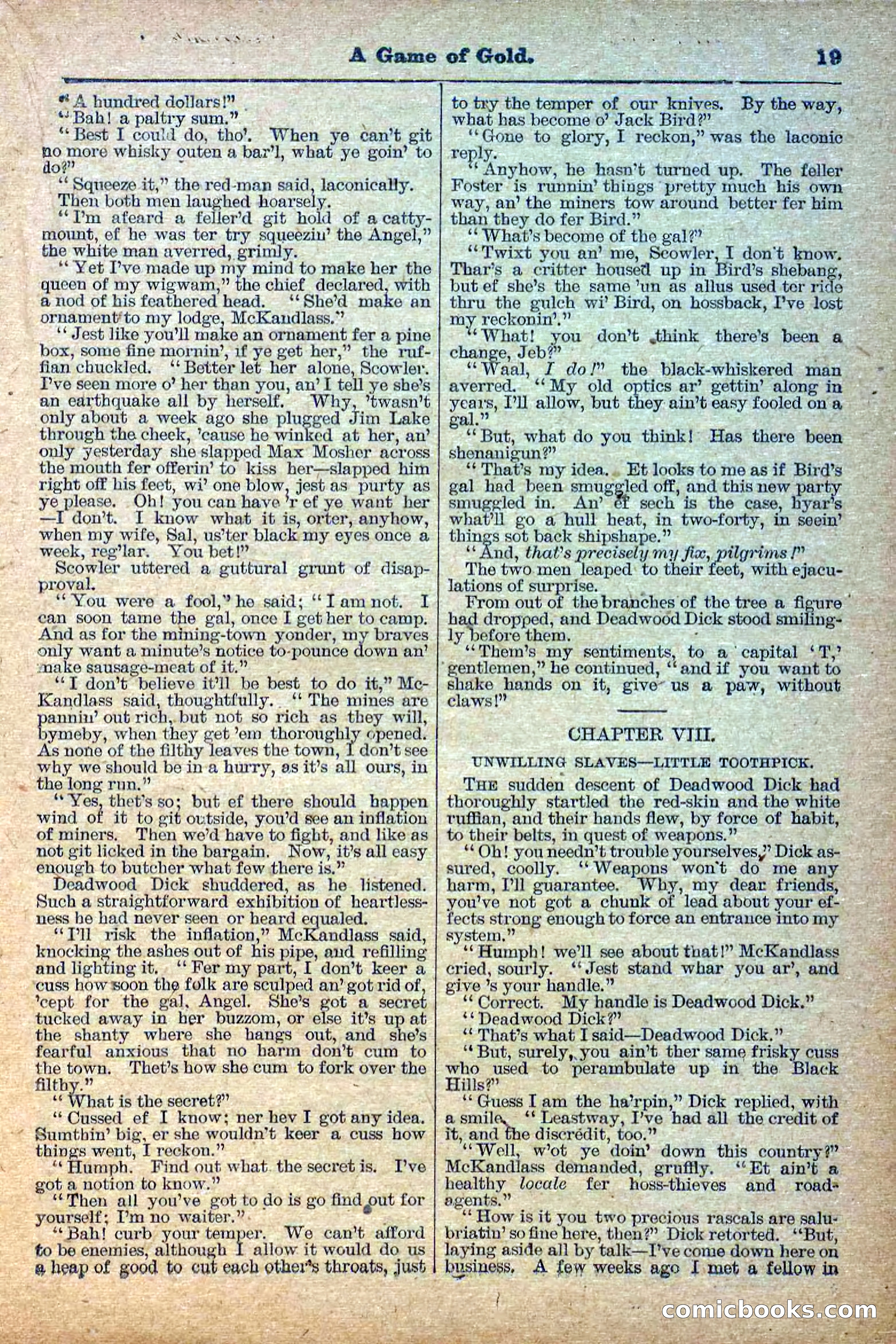 The Deadwood Dick Library, Vol. III, No. 34 — page 21 of 42