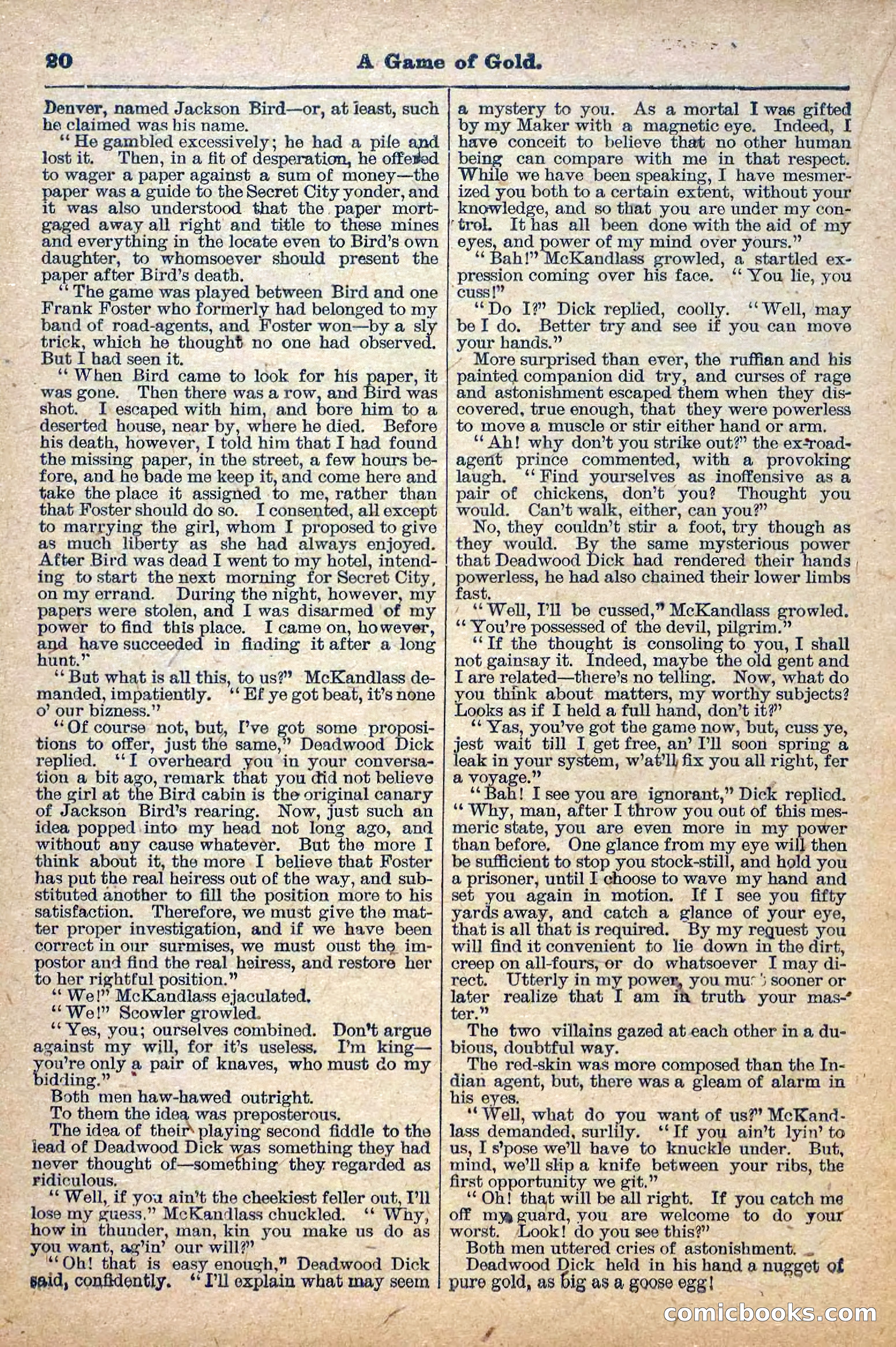 The Deadwood Dick Library, Vol. III, No. 34 — page 22 of 42