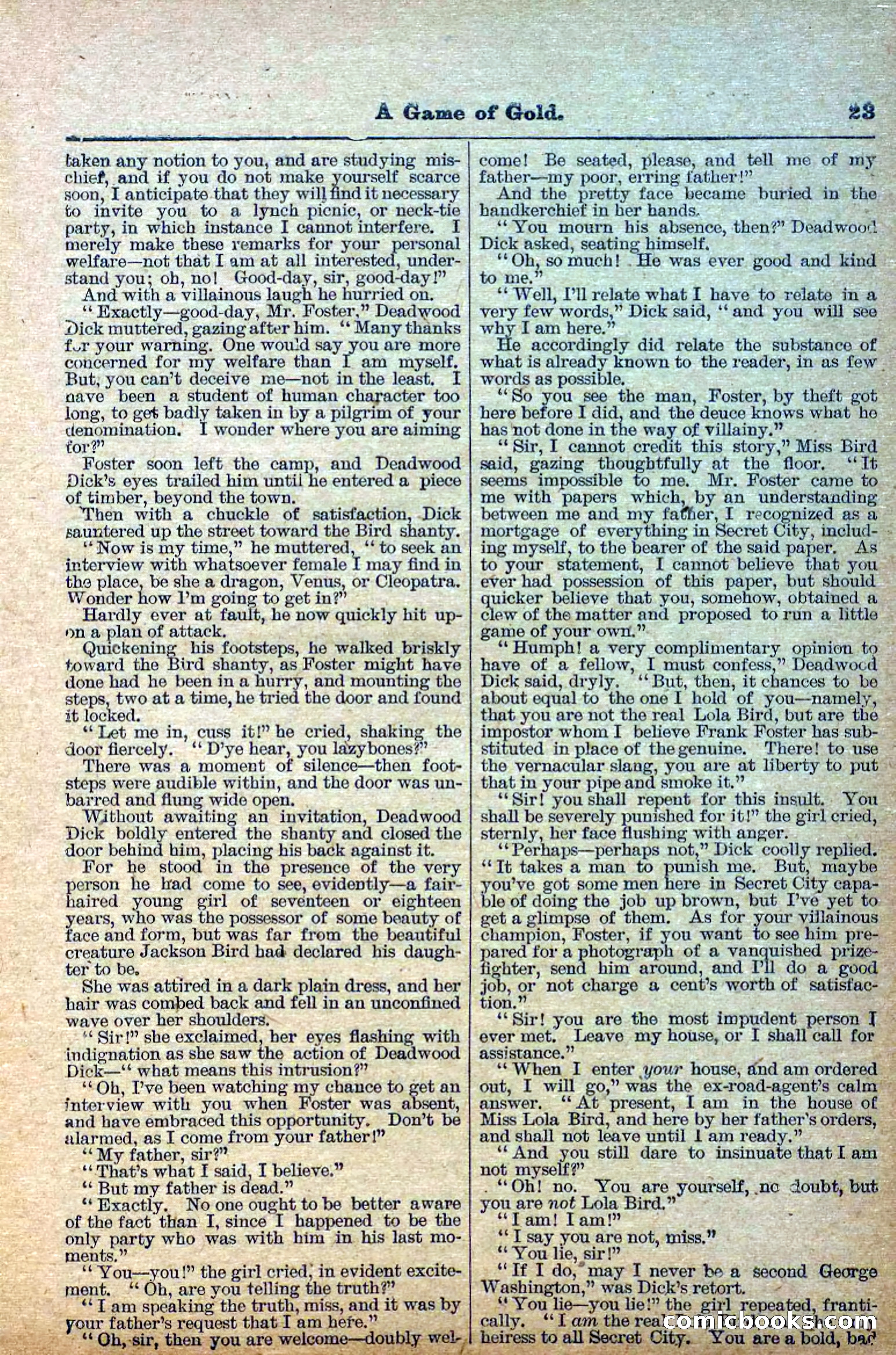 The Deadwood Dick Library, Vol. III, No. 34 — page 25 of 42