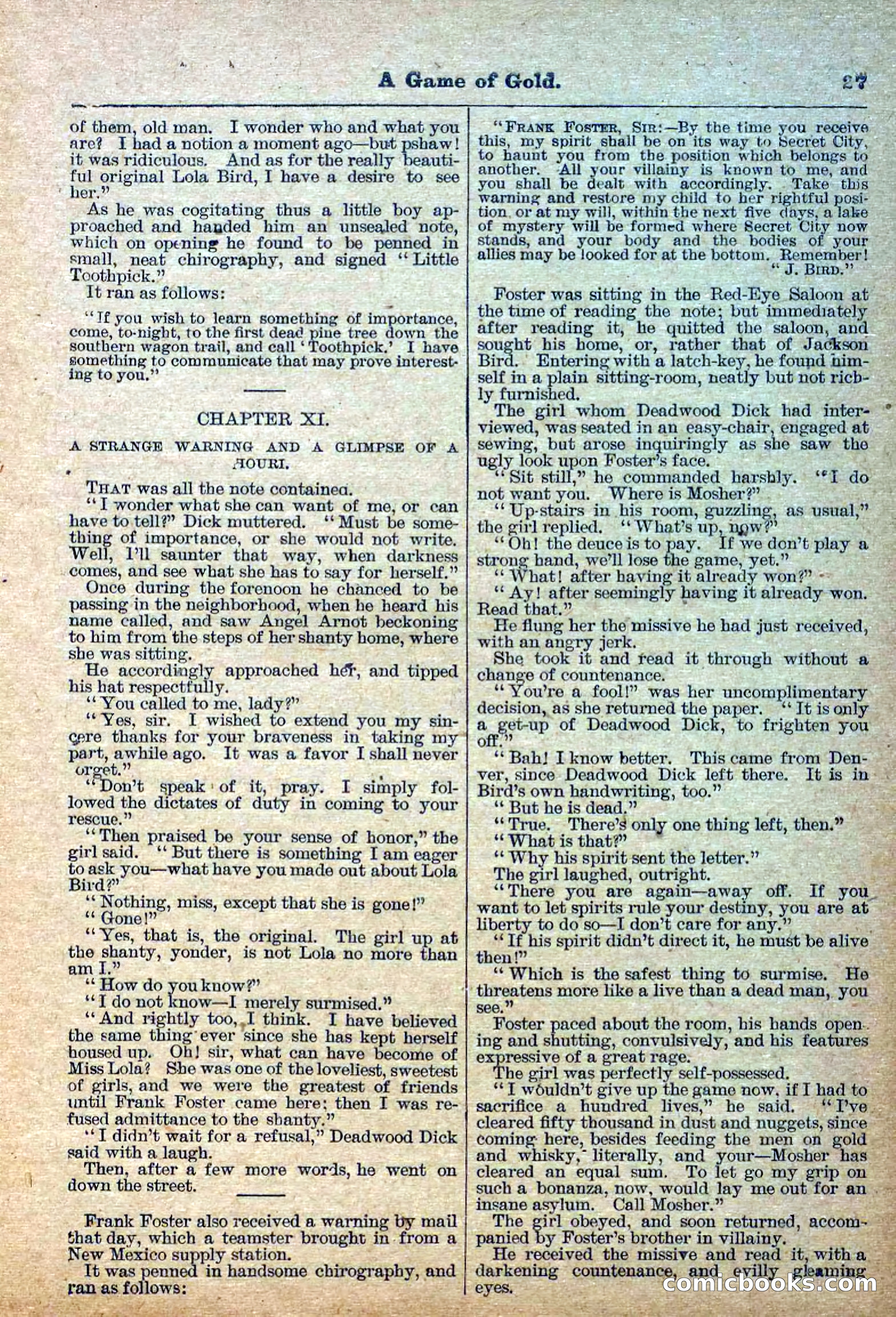 The Deadwood Dick Library, Vol. III, No. 34 — page 29 of 42