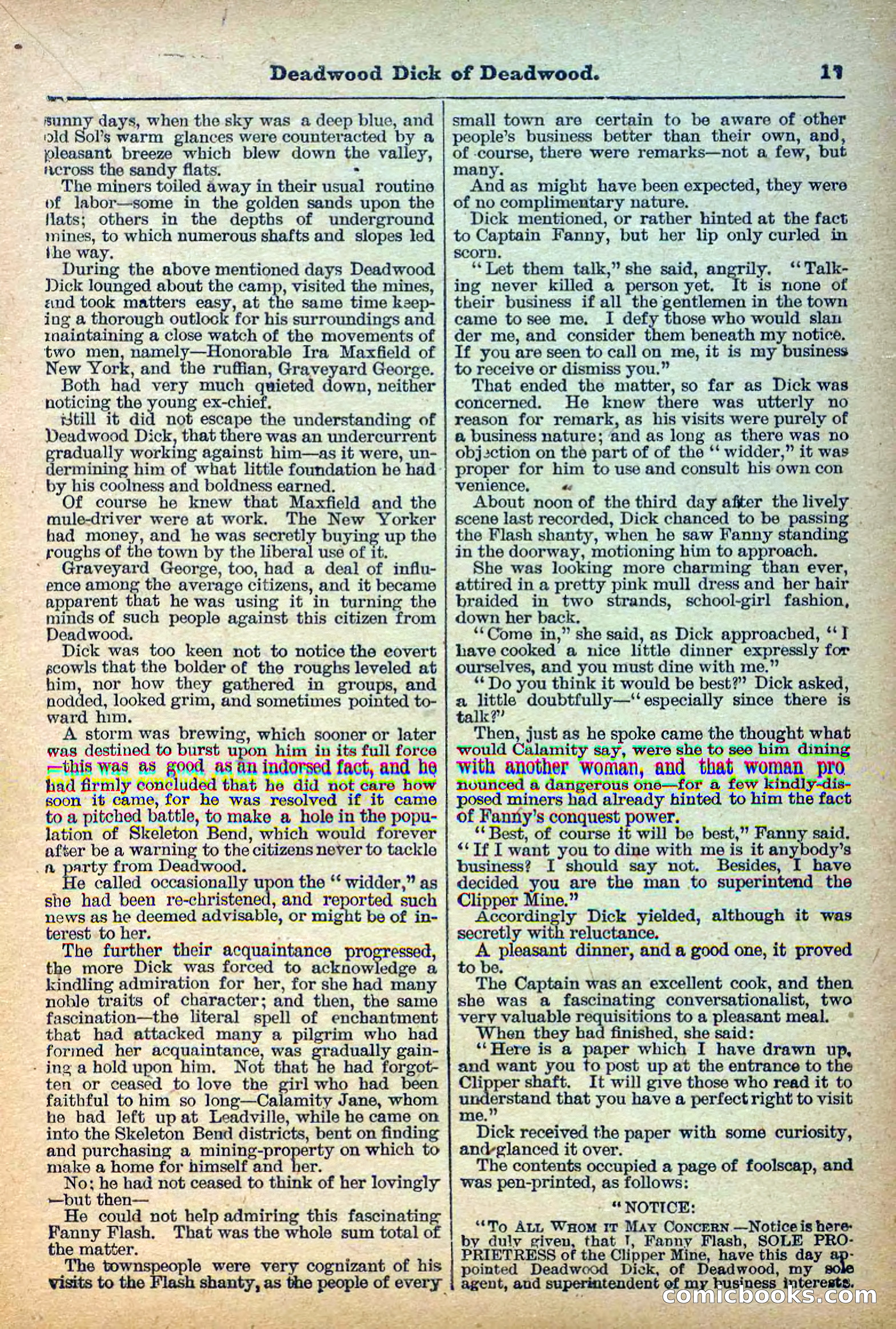 The Deadwood Dick Library, Vol. III, No. 35 — page 19 of 42