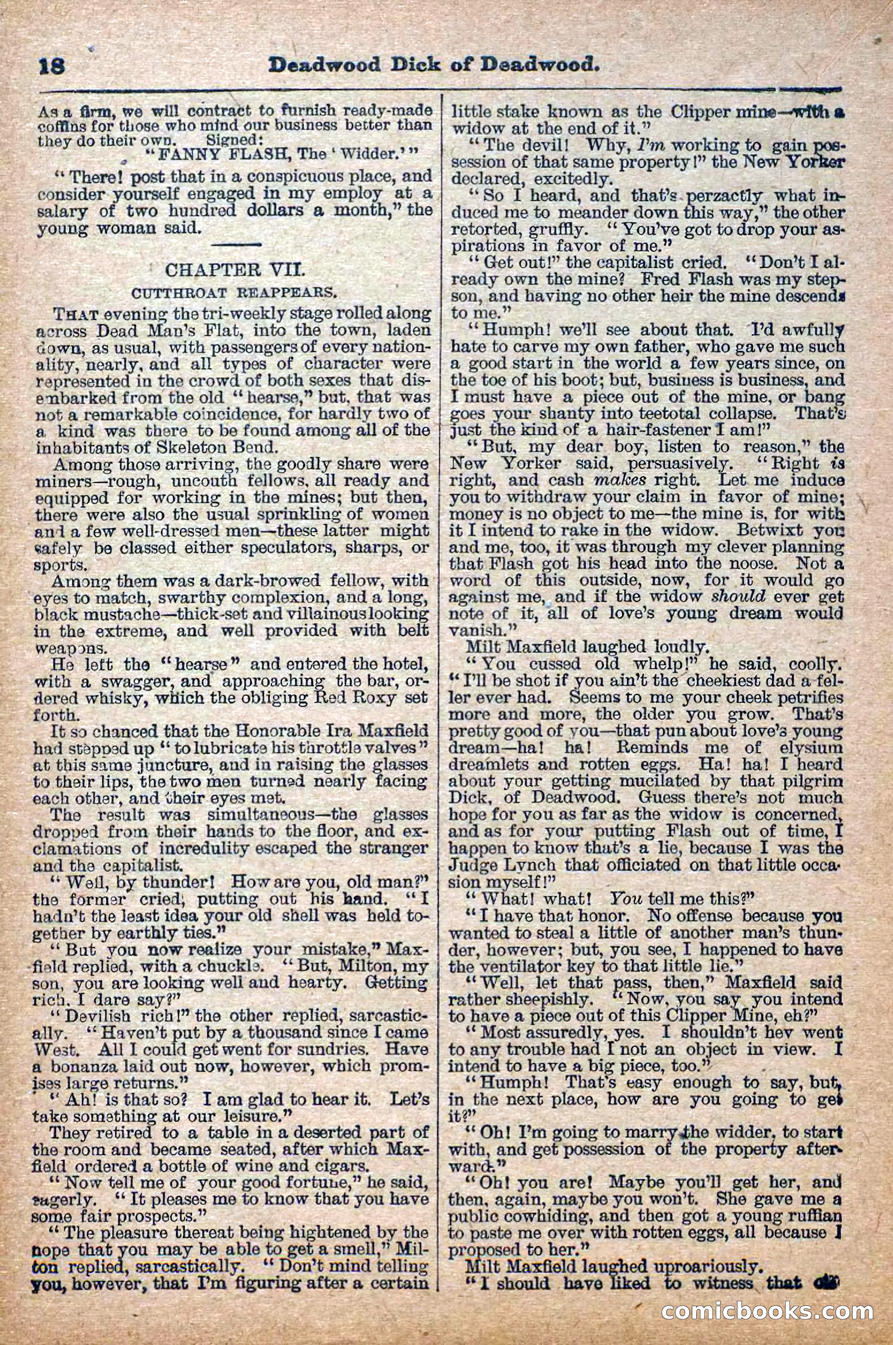 The Deadwood Dick Library, Vol. III, No. 35 — page 20 of 42