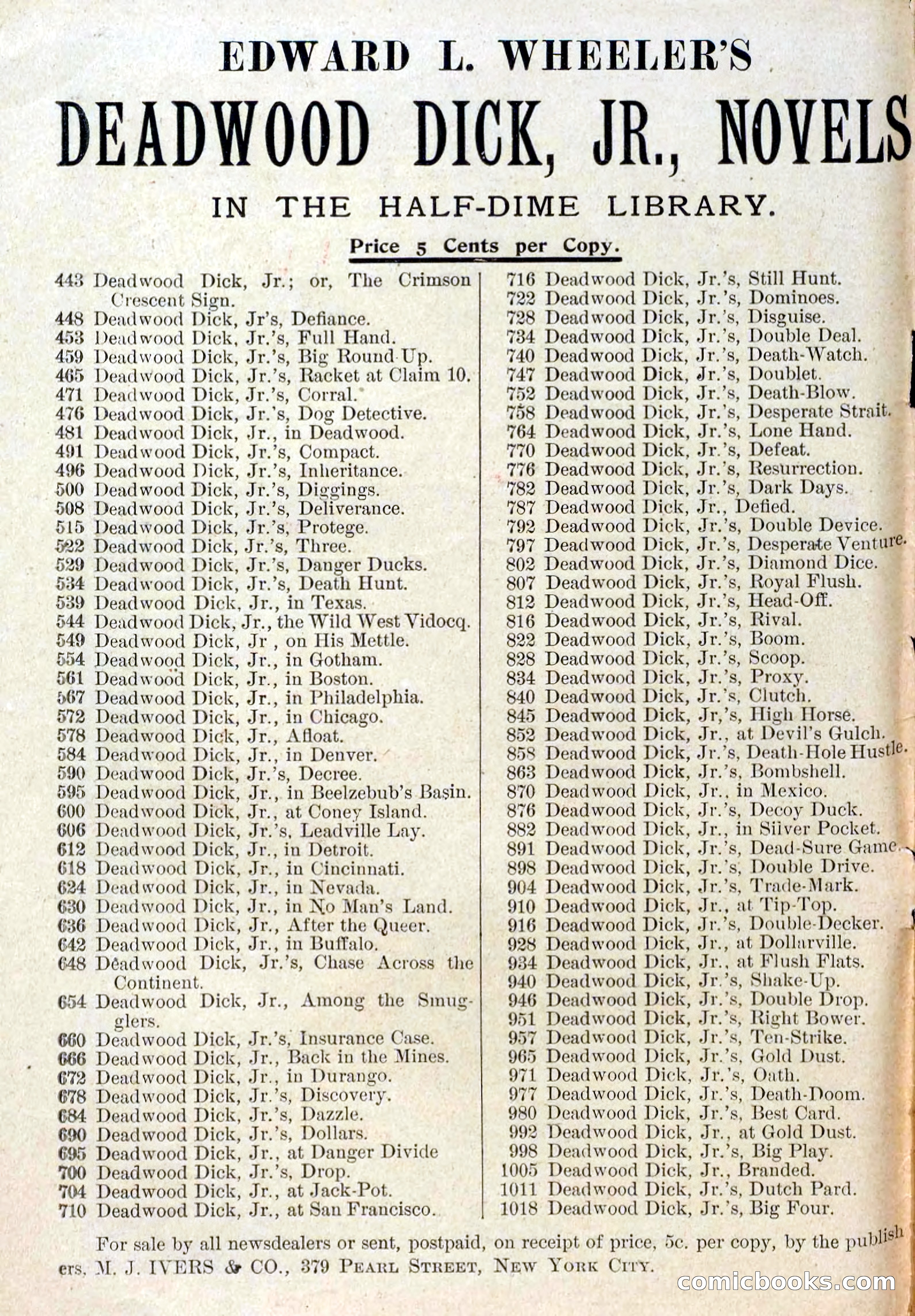 The Deadwood Dick Library, Vol. III, No. 36 — page 2 of 40