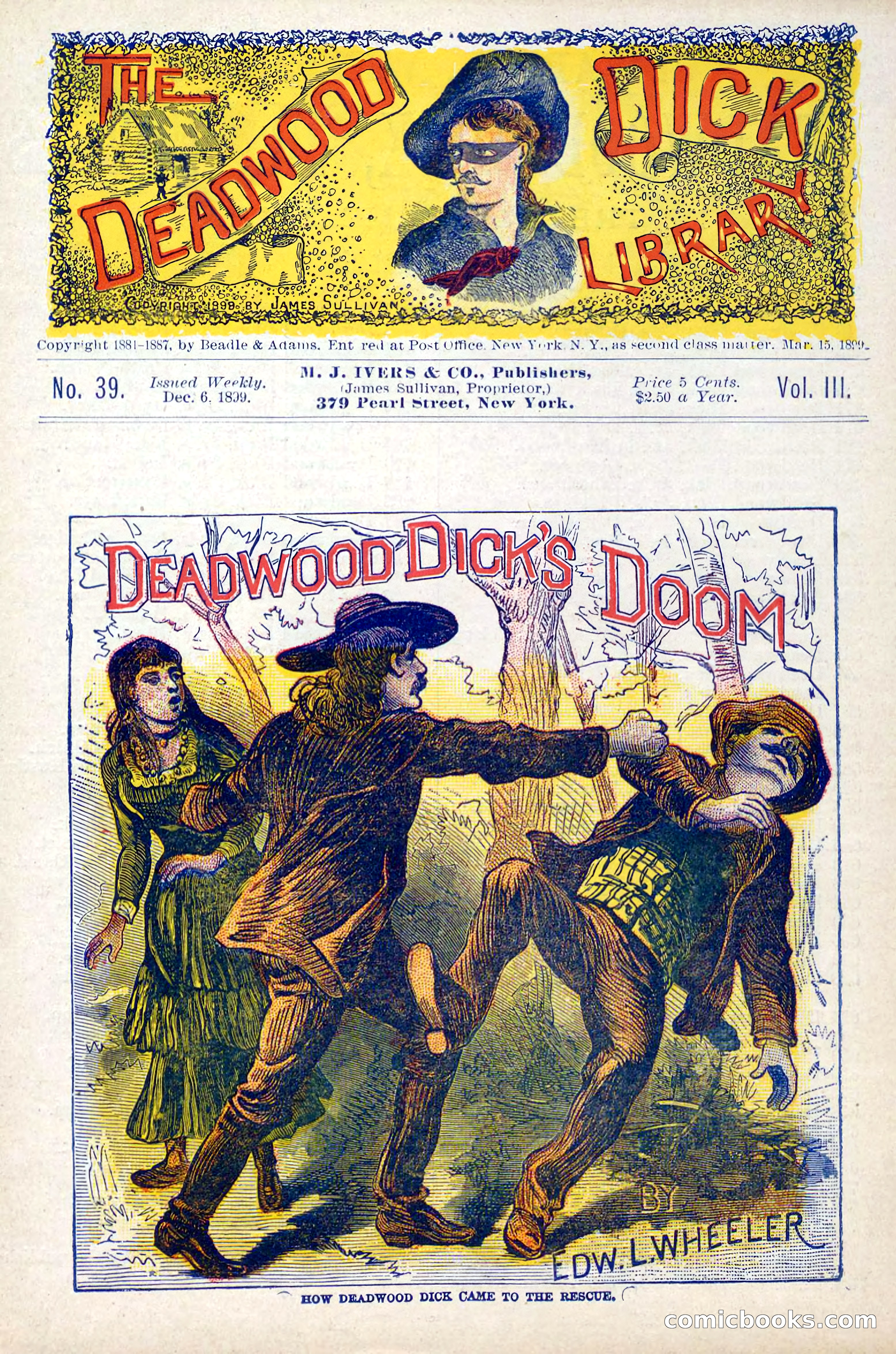 The Deadwood Dick Library, Vol. III, No. 39