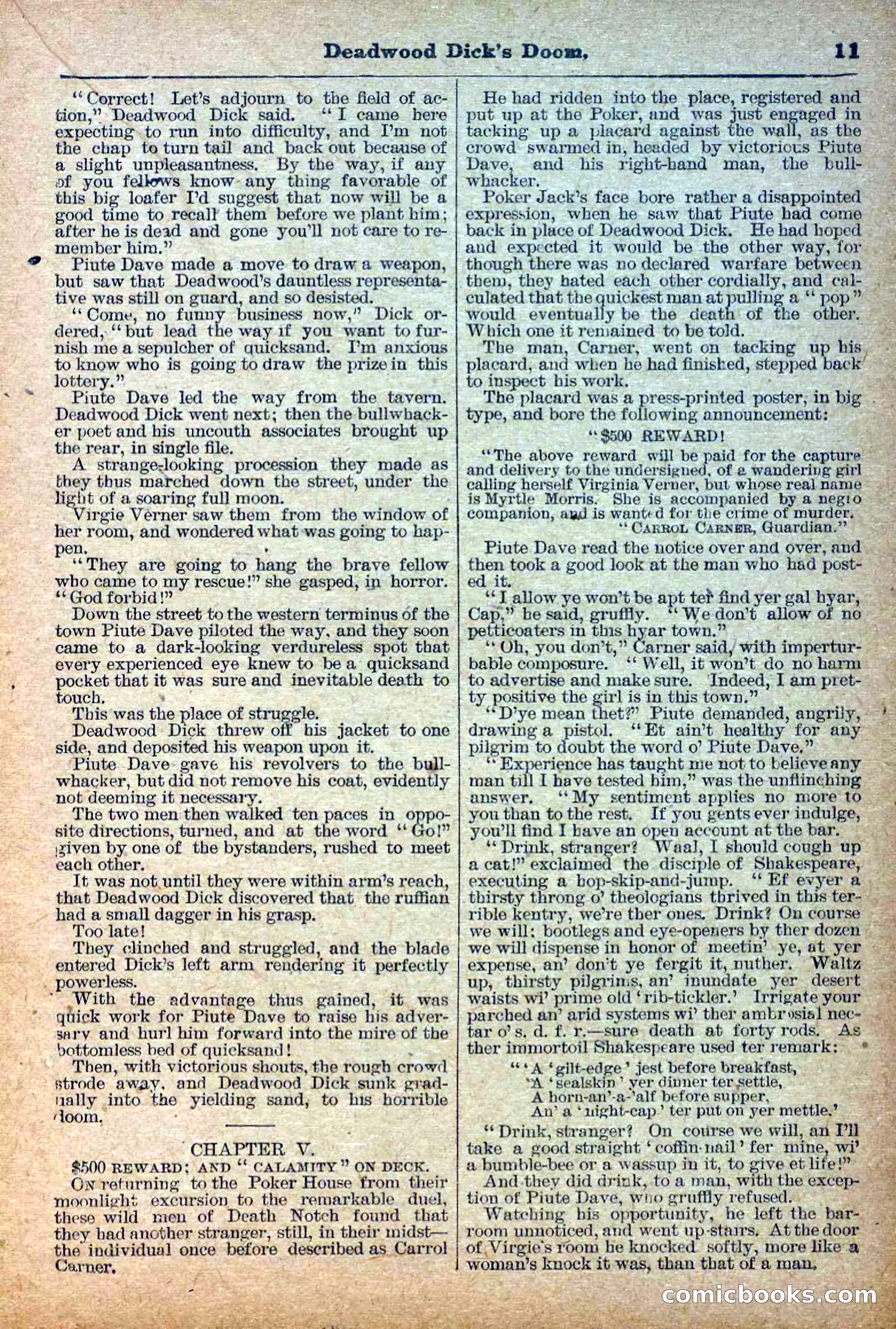 The Deadwood Dick Library, Vol. III, No. 39 — page 13 of 42