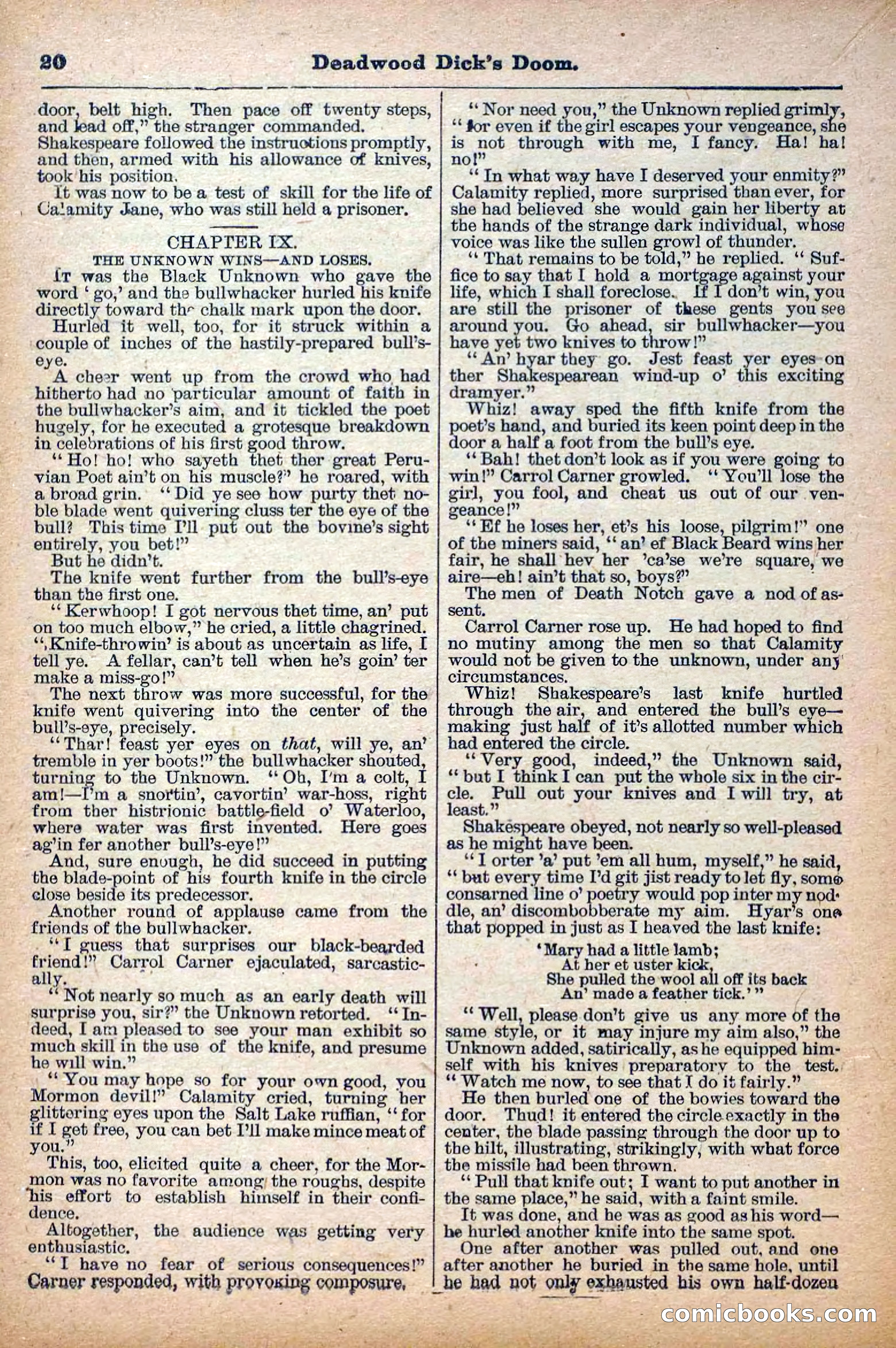 The Deadwood Dick Library, Vol. III, No. 39 — page 22 of 42