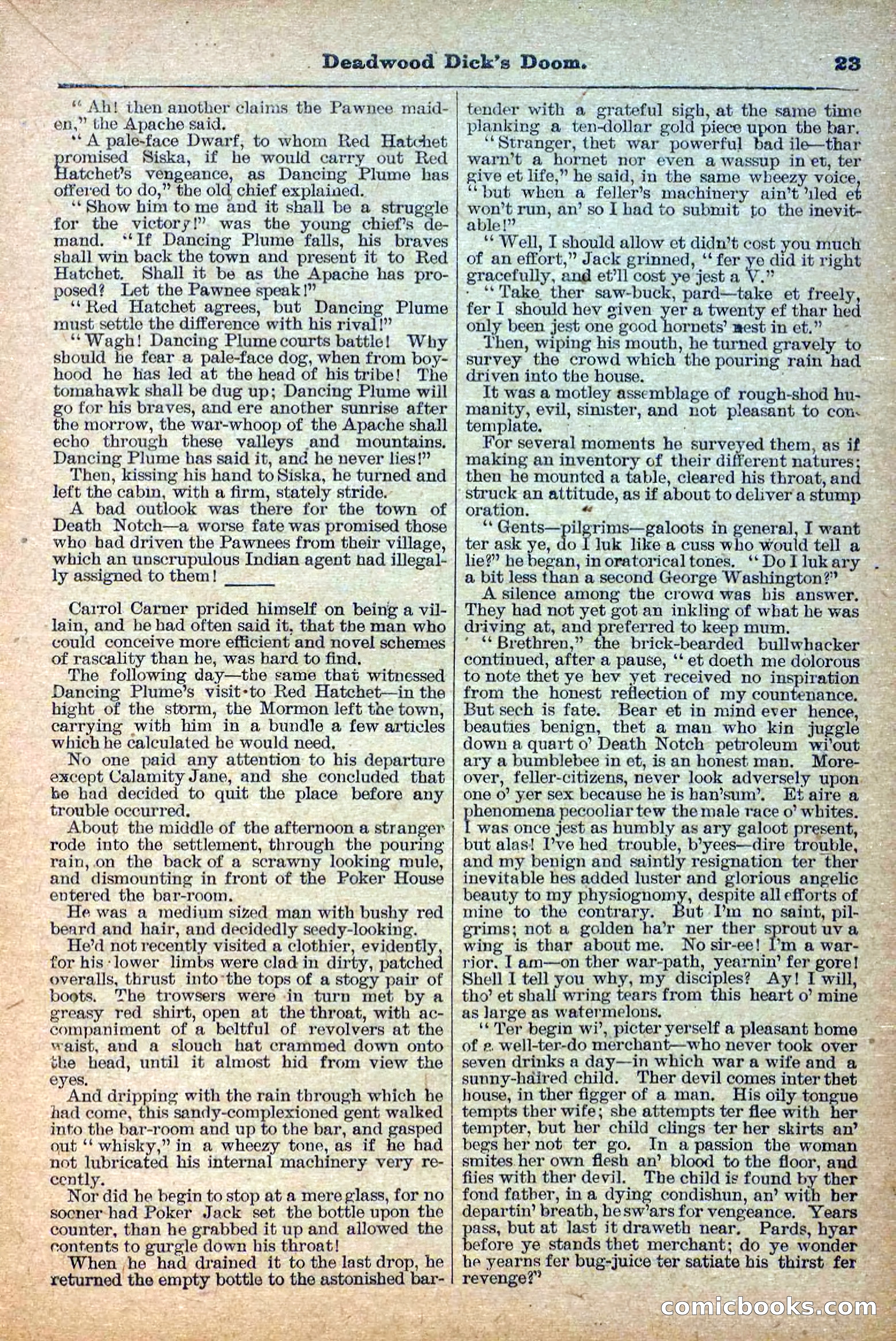 The Deadwood Dick Library, Vol. III, No. 39 — page 25 of 42