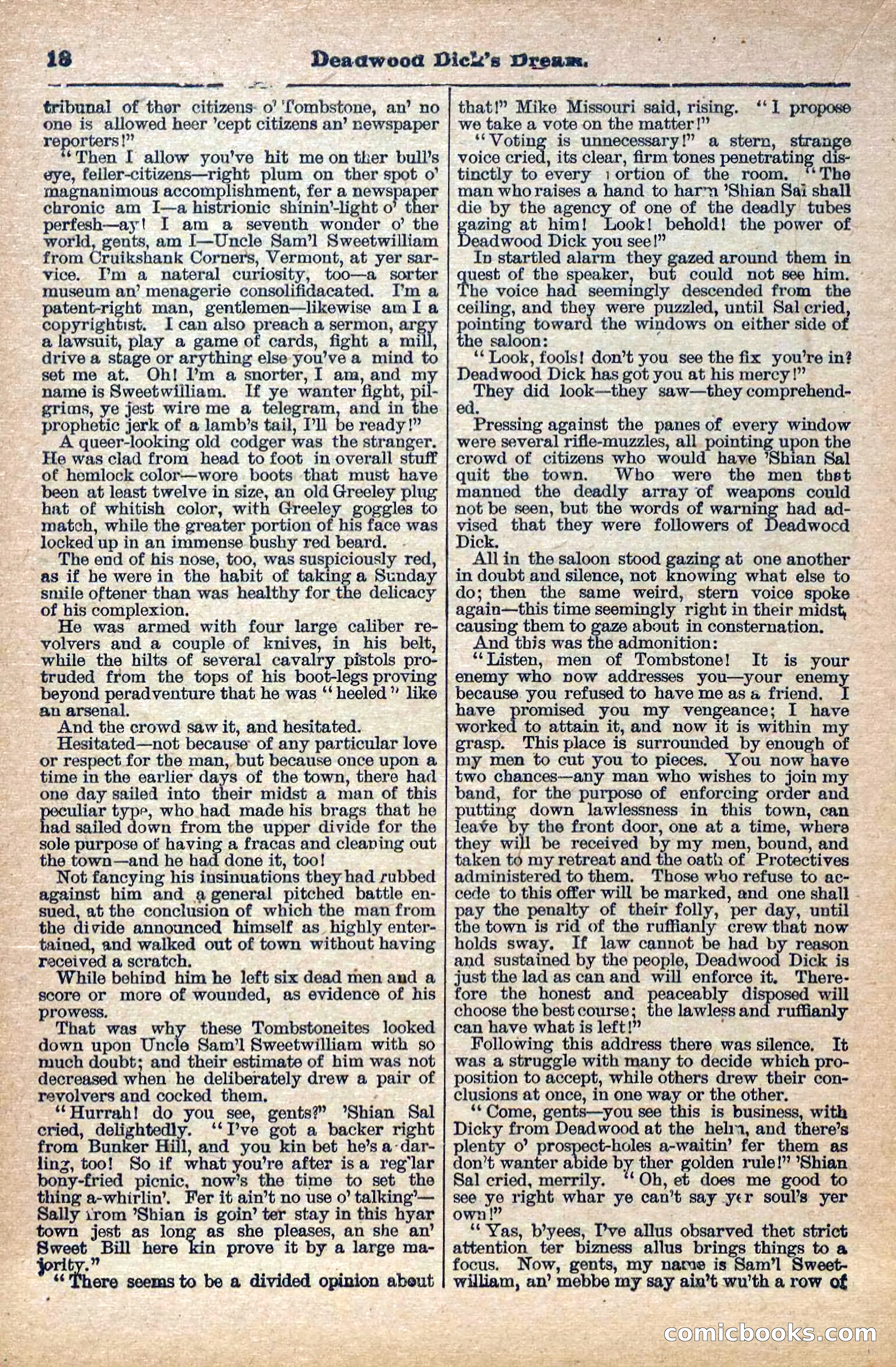Deadwood Dick Library, Vol. IV, No. 40 — page 20 of 42