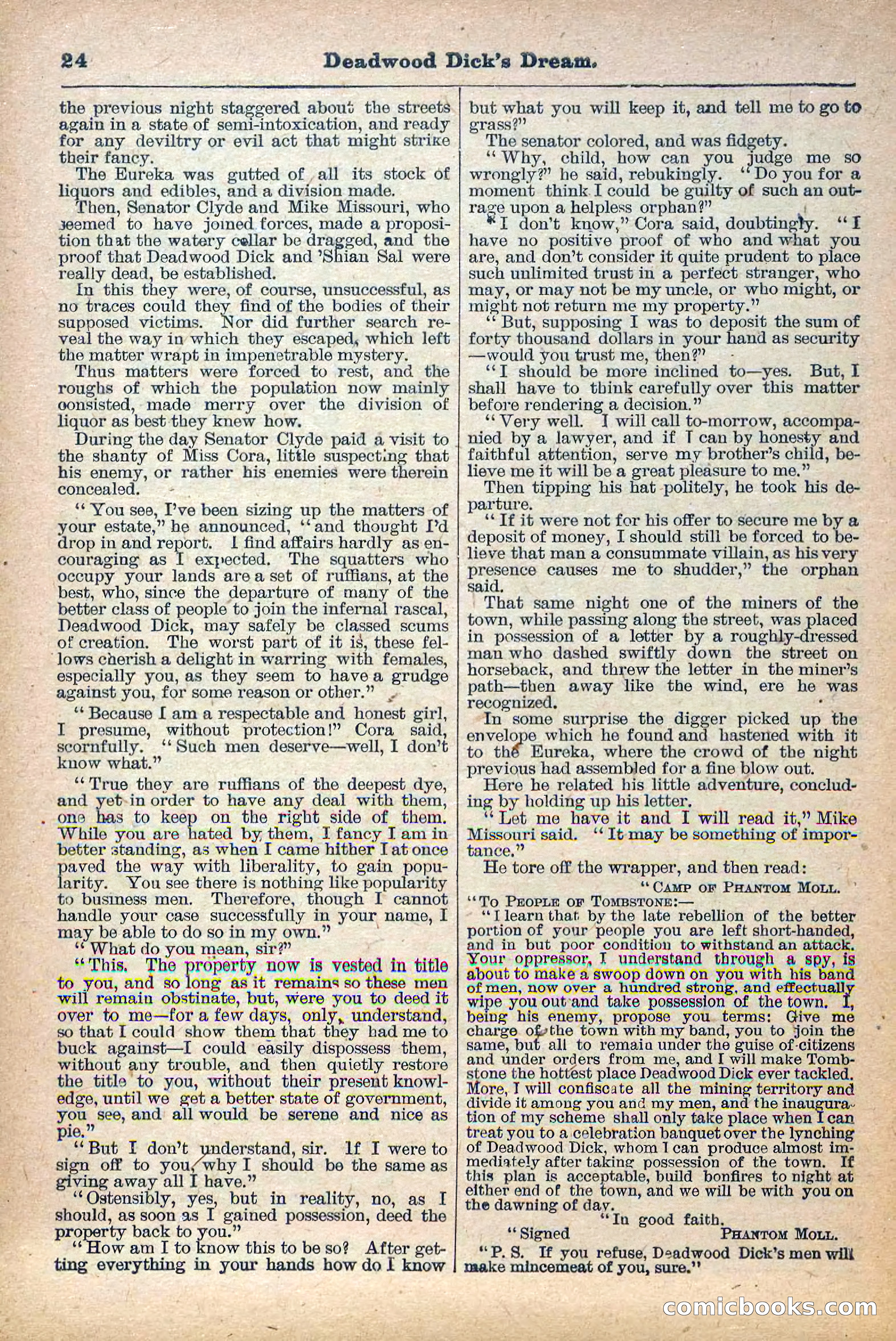 Deadwood Dick Library, Vol. IV, No. 40 — page 26 of 42