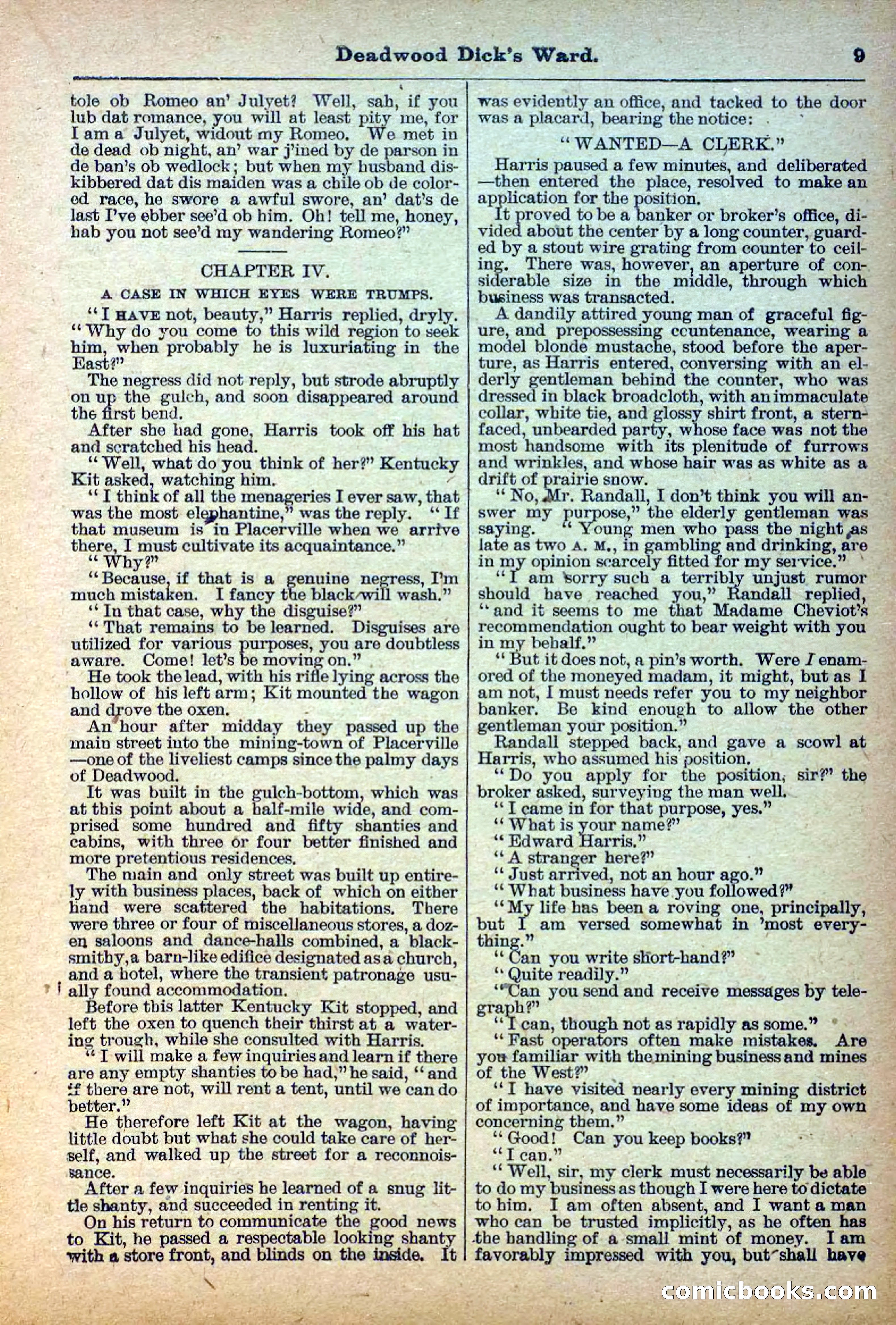 Deadwood Dick Library, Vol. IV, No. 41 — page 11 of 42