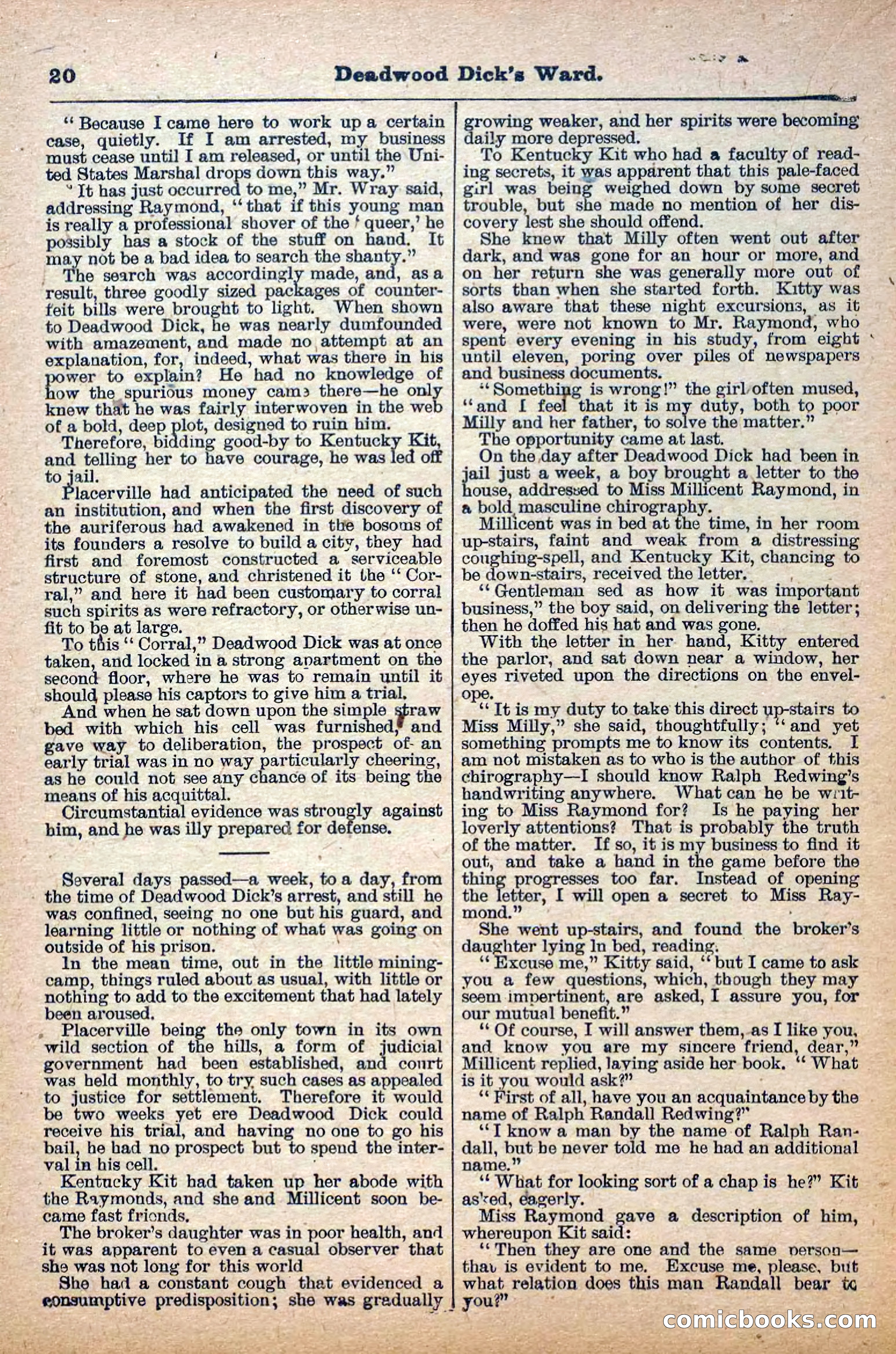 Deadwood Dick Library, Vol. IV, No. 41 — page 22 of 42