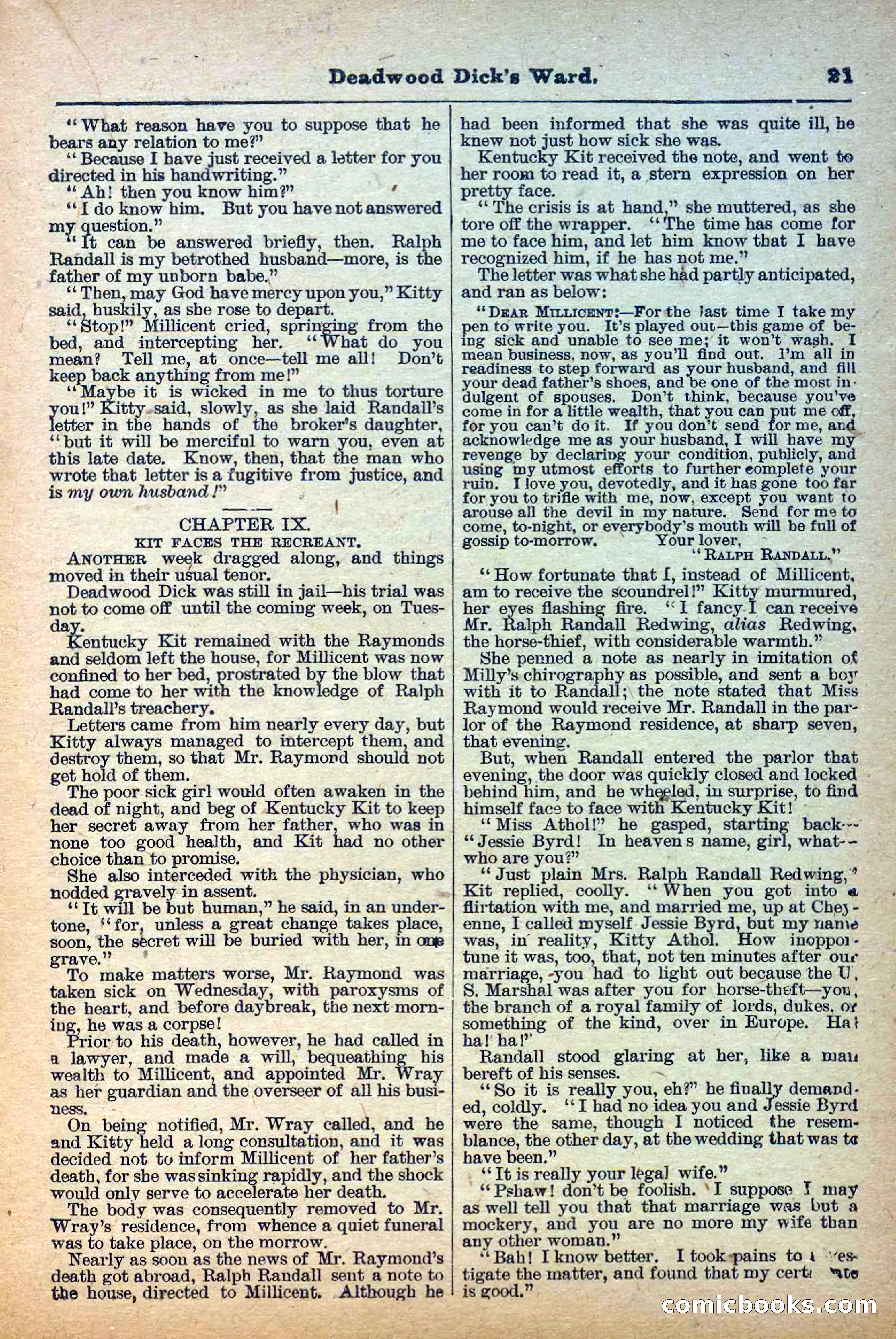 Deadwood Dick Library, Vol. IV, No. 41 — page 23 of 42