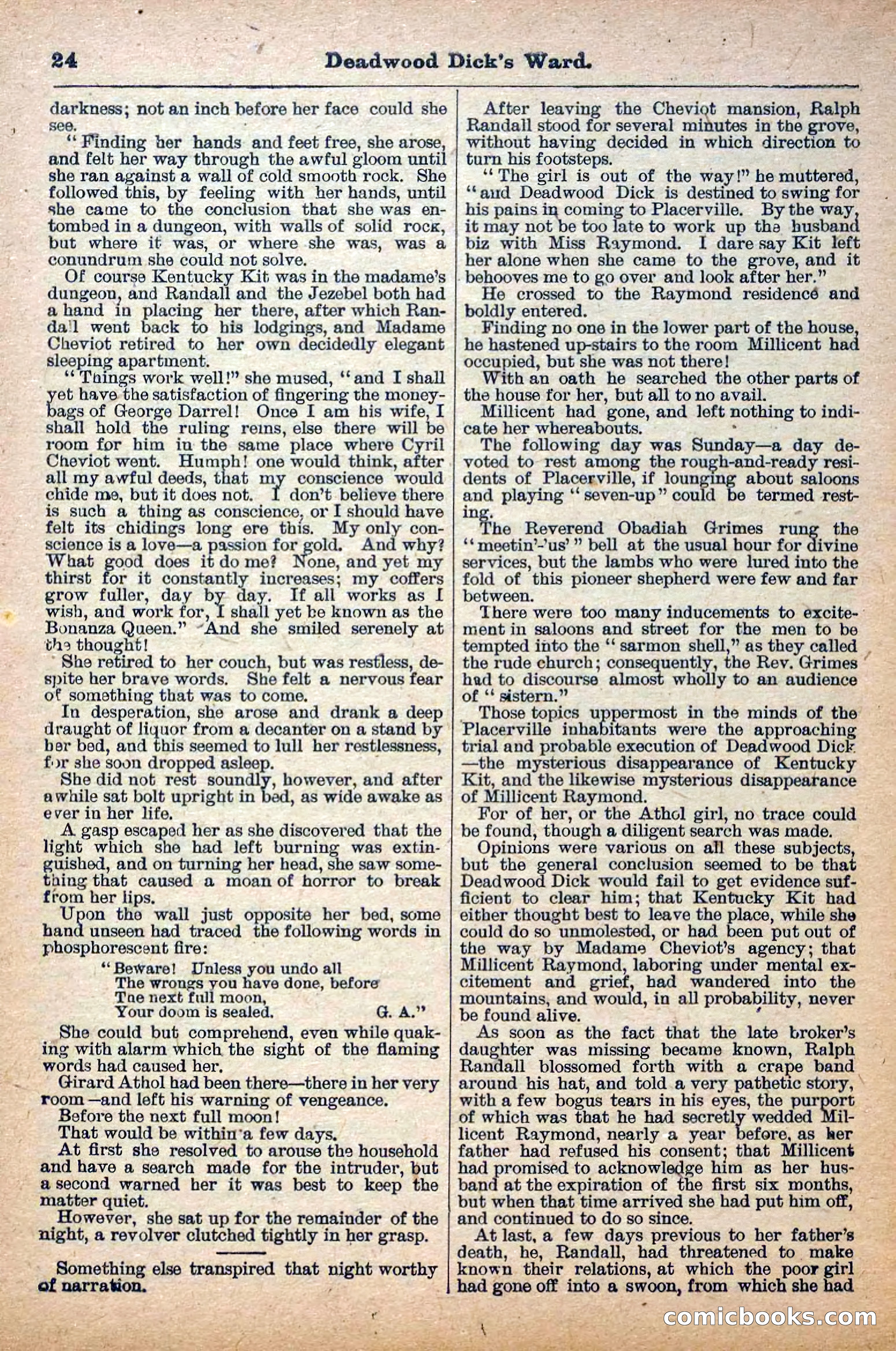 Deadwood Dick Library, Vol. IV, No. 41 — page 26 of 42