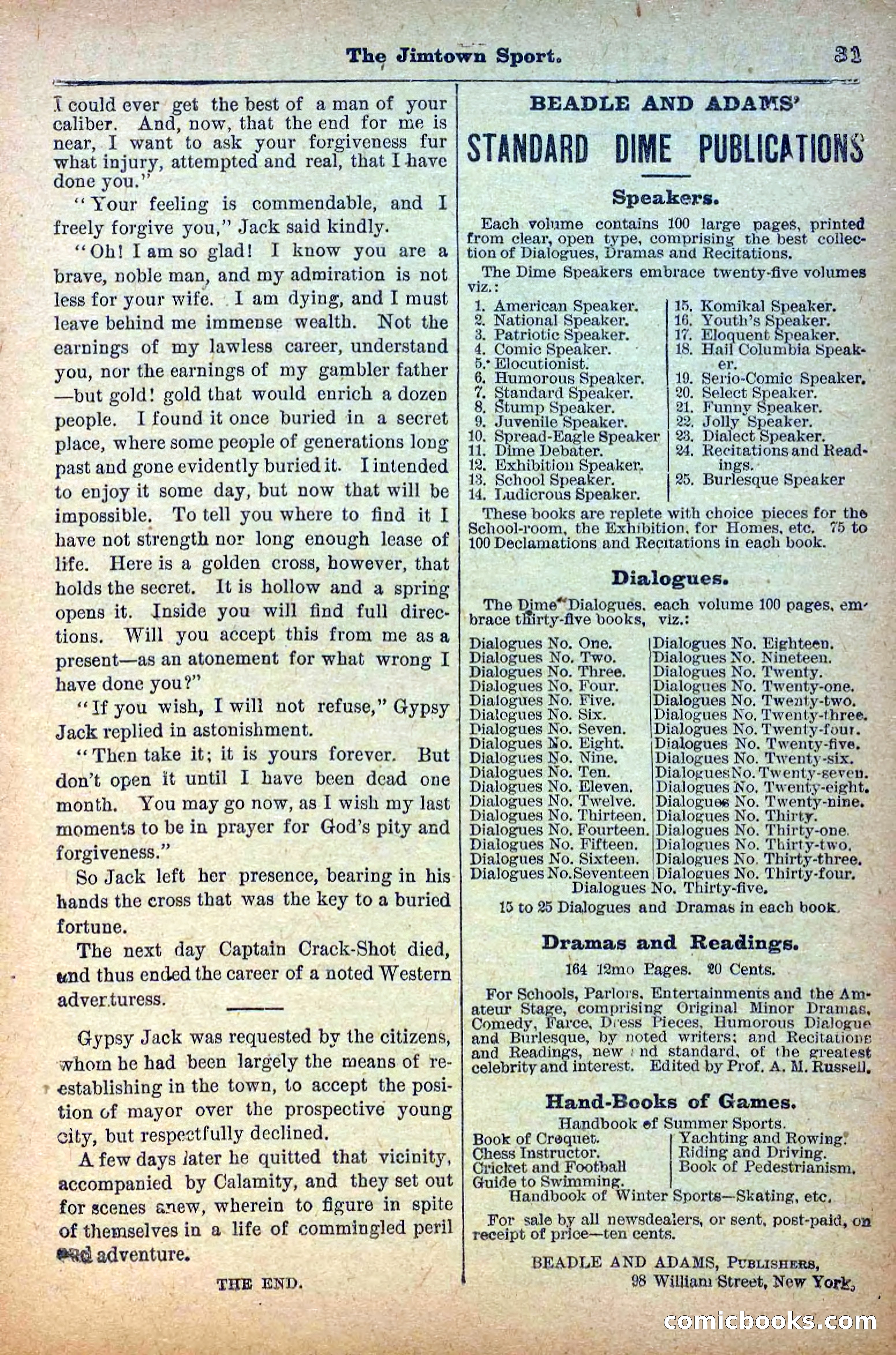 The Deadwood Dick Library, Vol. IV, No. 46 — page 33 of 40