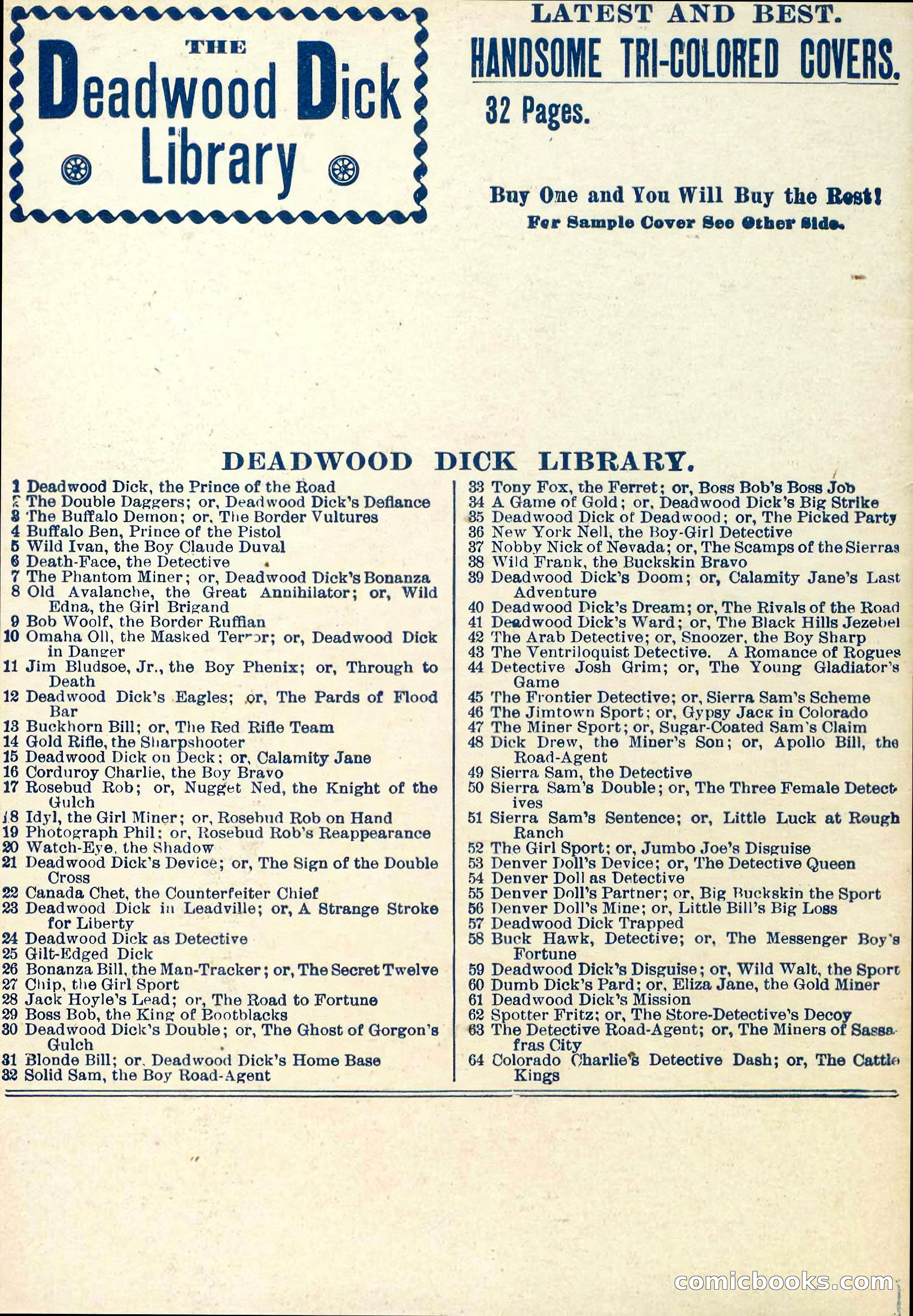 Deadwood Dick Library, Vol. IV, No. 47 — page 38 of 42