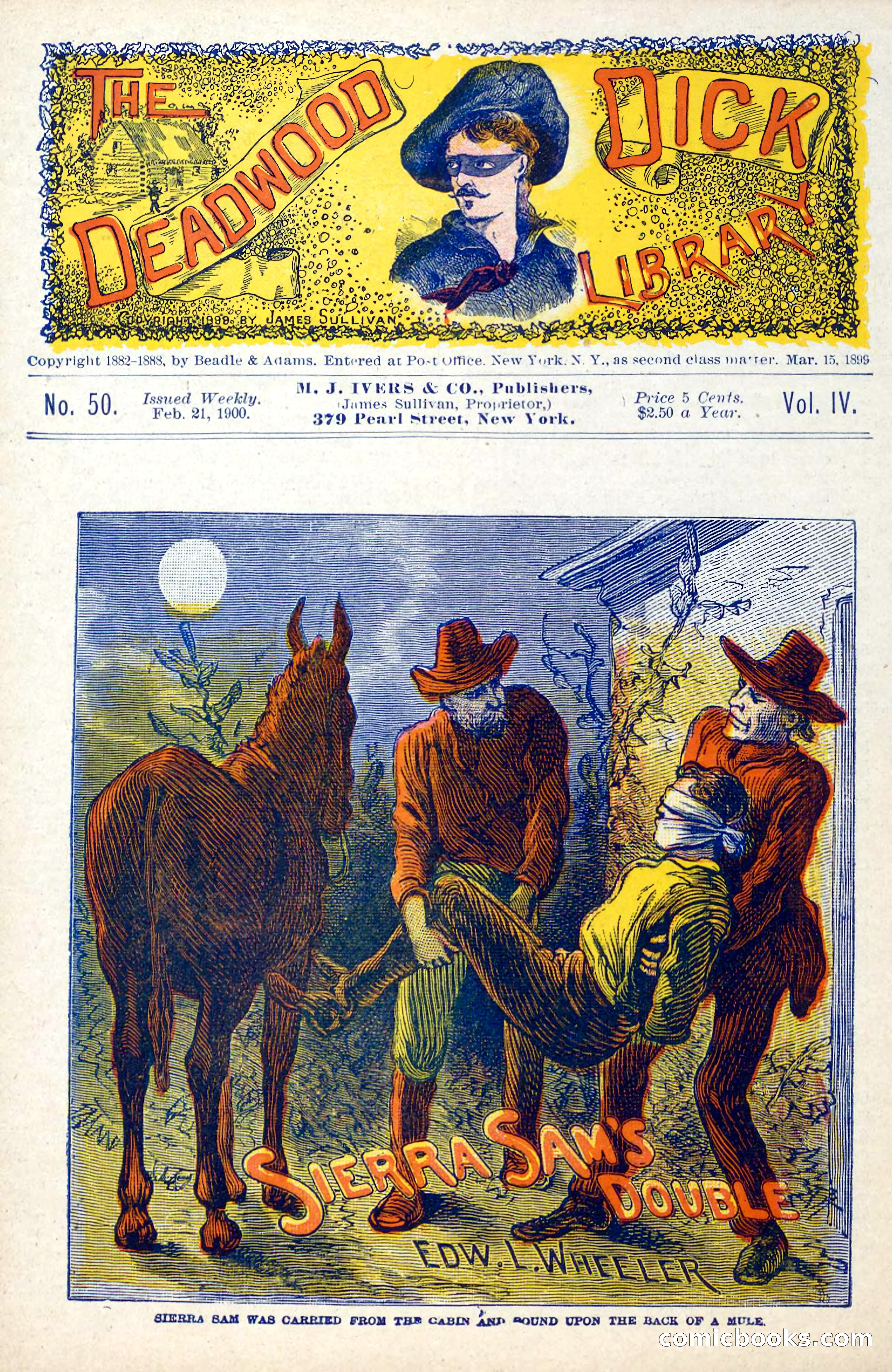 The Deadwood Dick Library, Vol. IV, No. 50 — page 1 of 40
