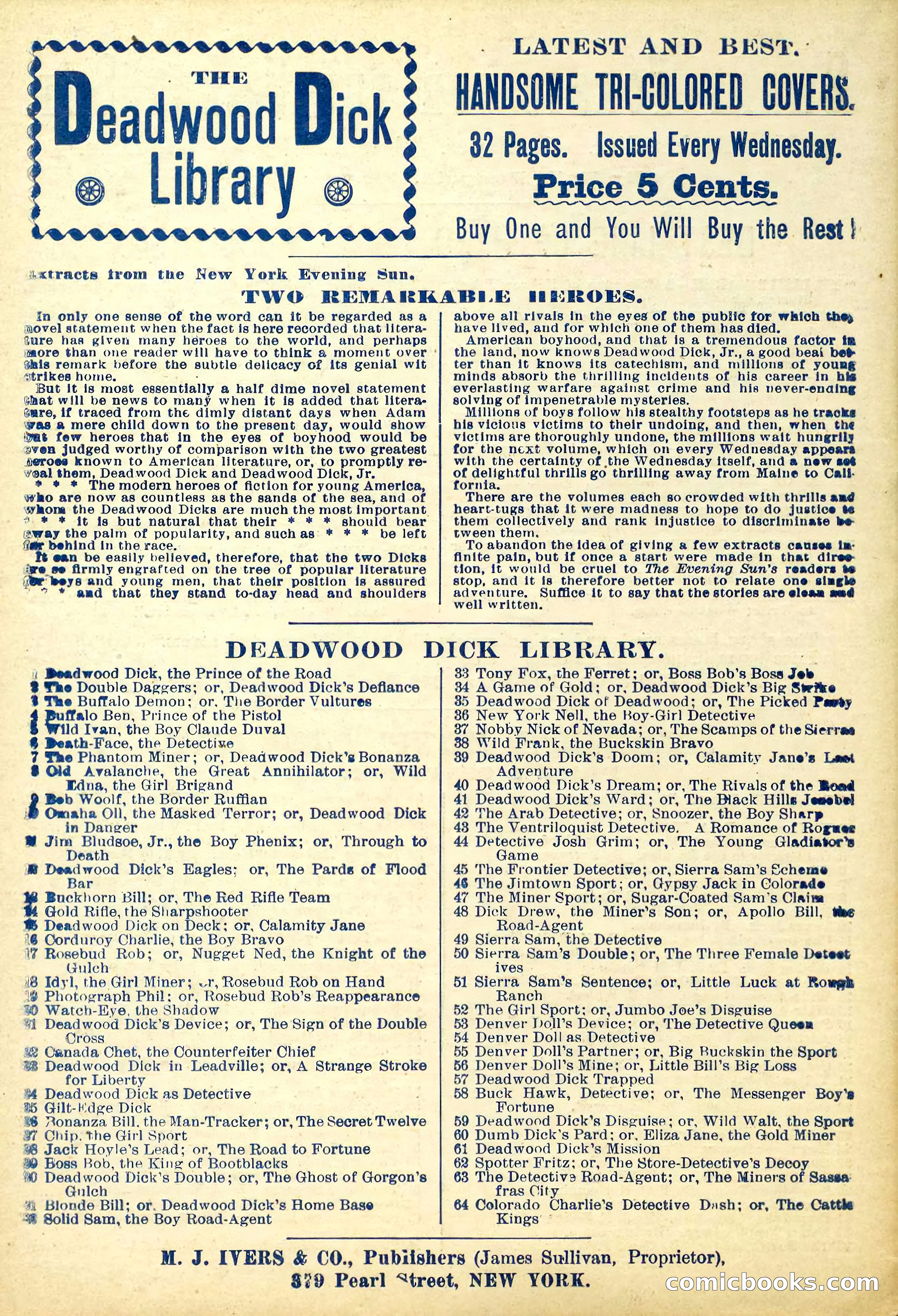The Deadwood Dick Library, Vol. V, No. 62 — page 36 of 40