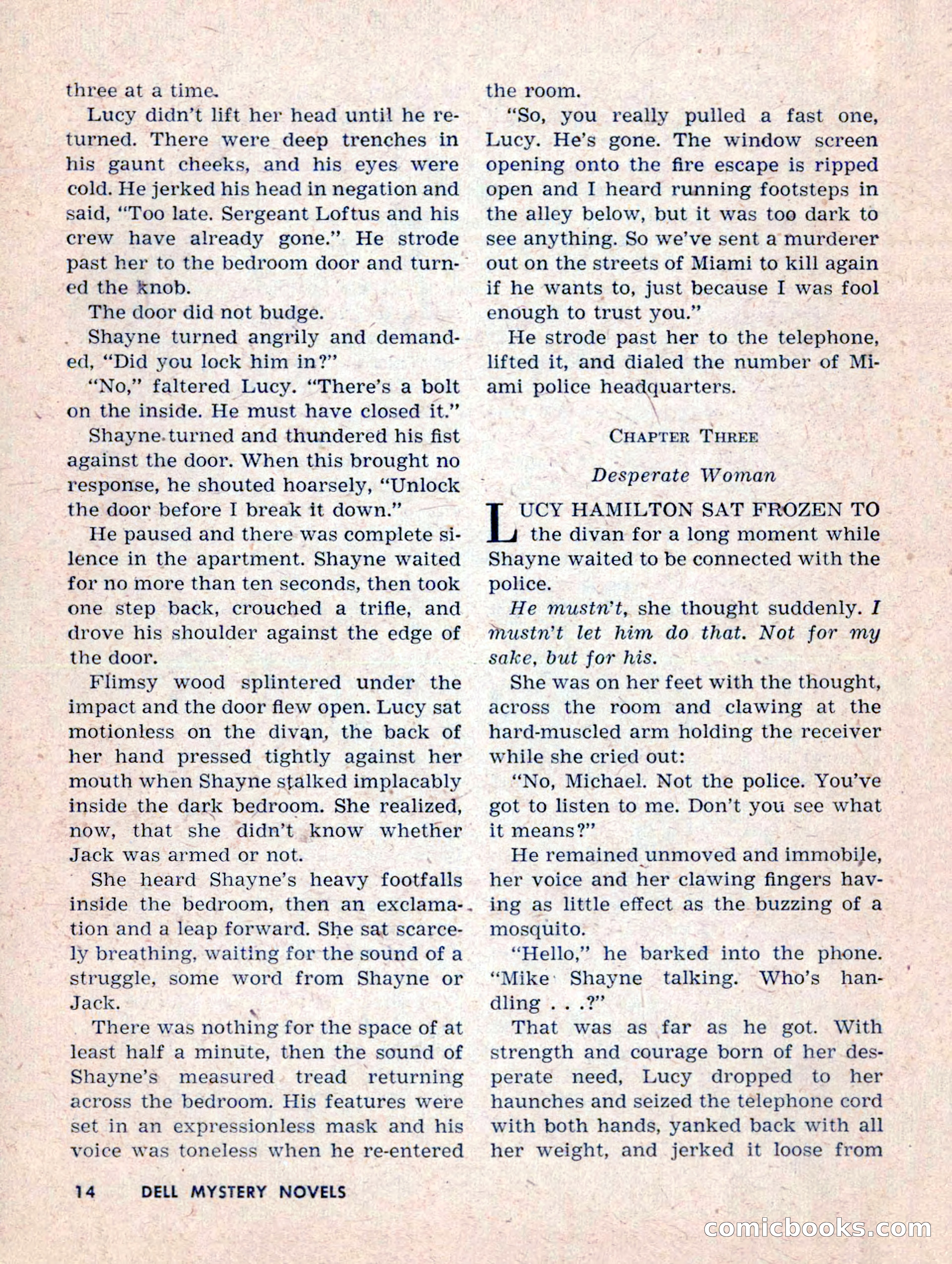 Dell Mystery Novels No. 1 — page 16 of 132