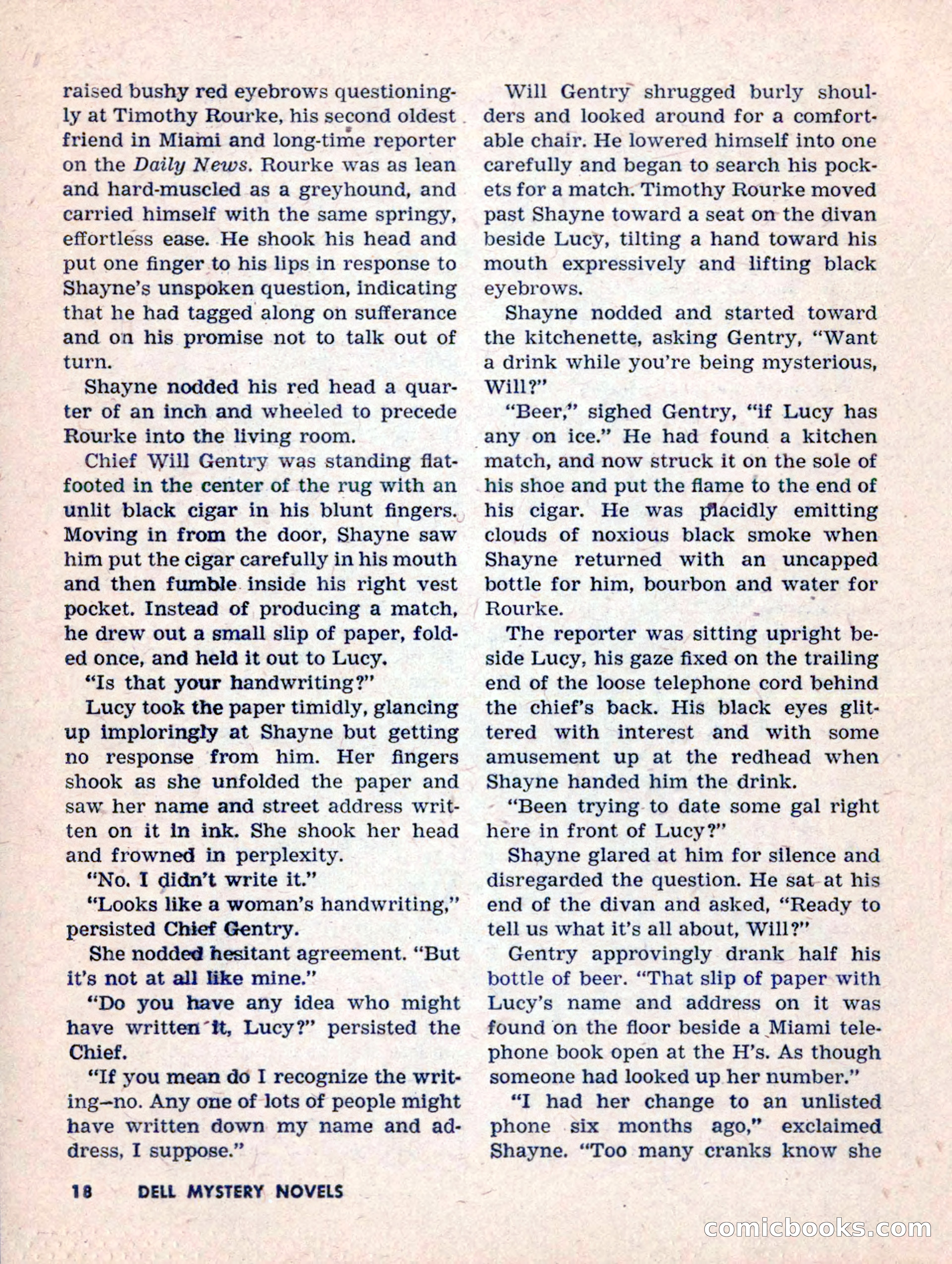 Dell Mystery Novels No. 1 — page 20 of 132