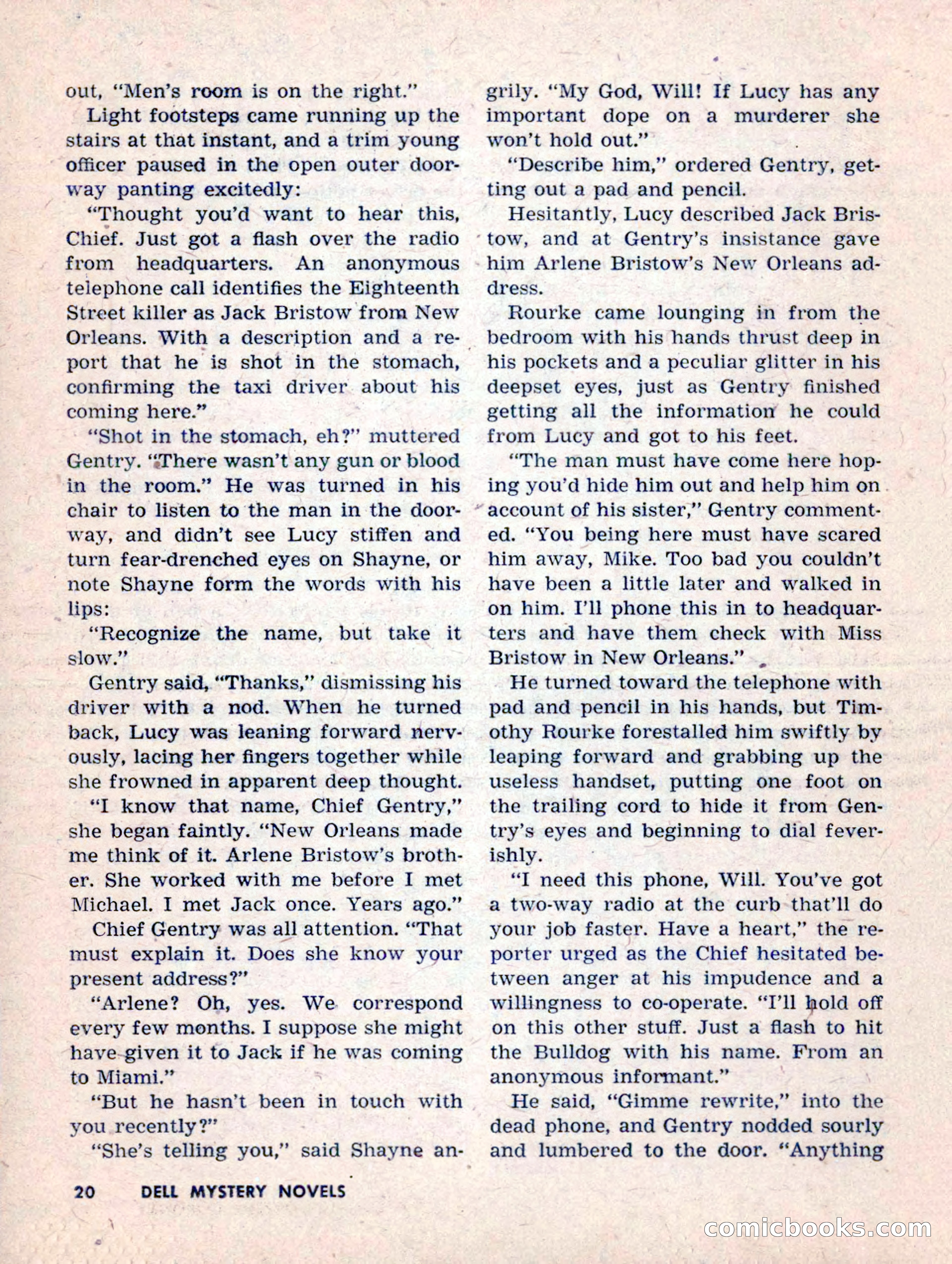 Dell Mystery Novels No. 1 — page 22 of 132