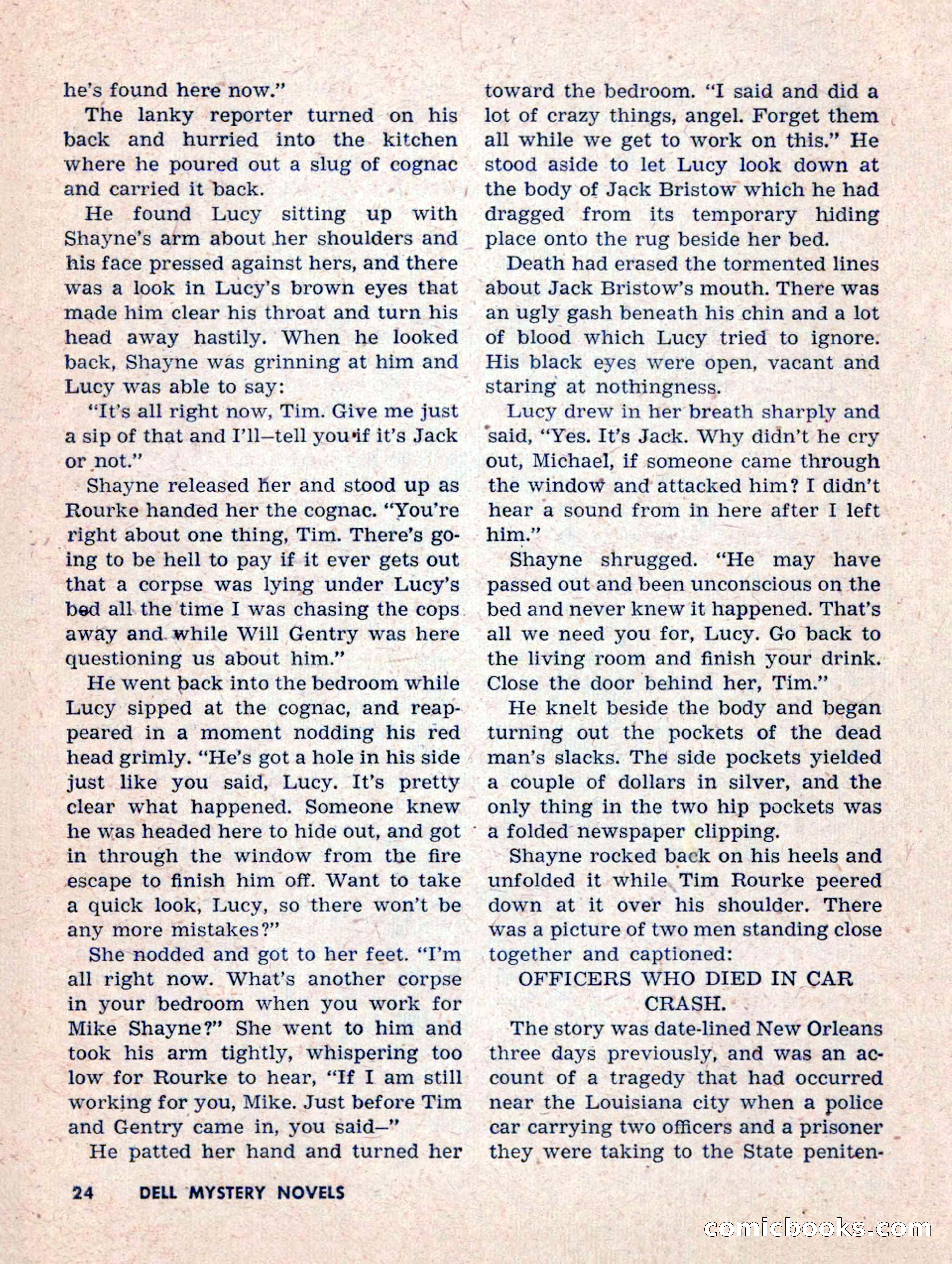 Dell Mystery Novels No. 1 — page 26 of 132
