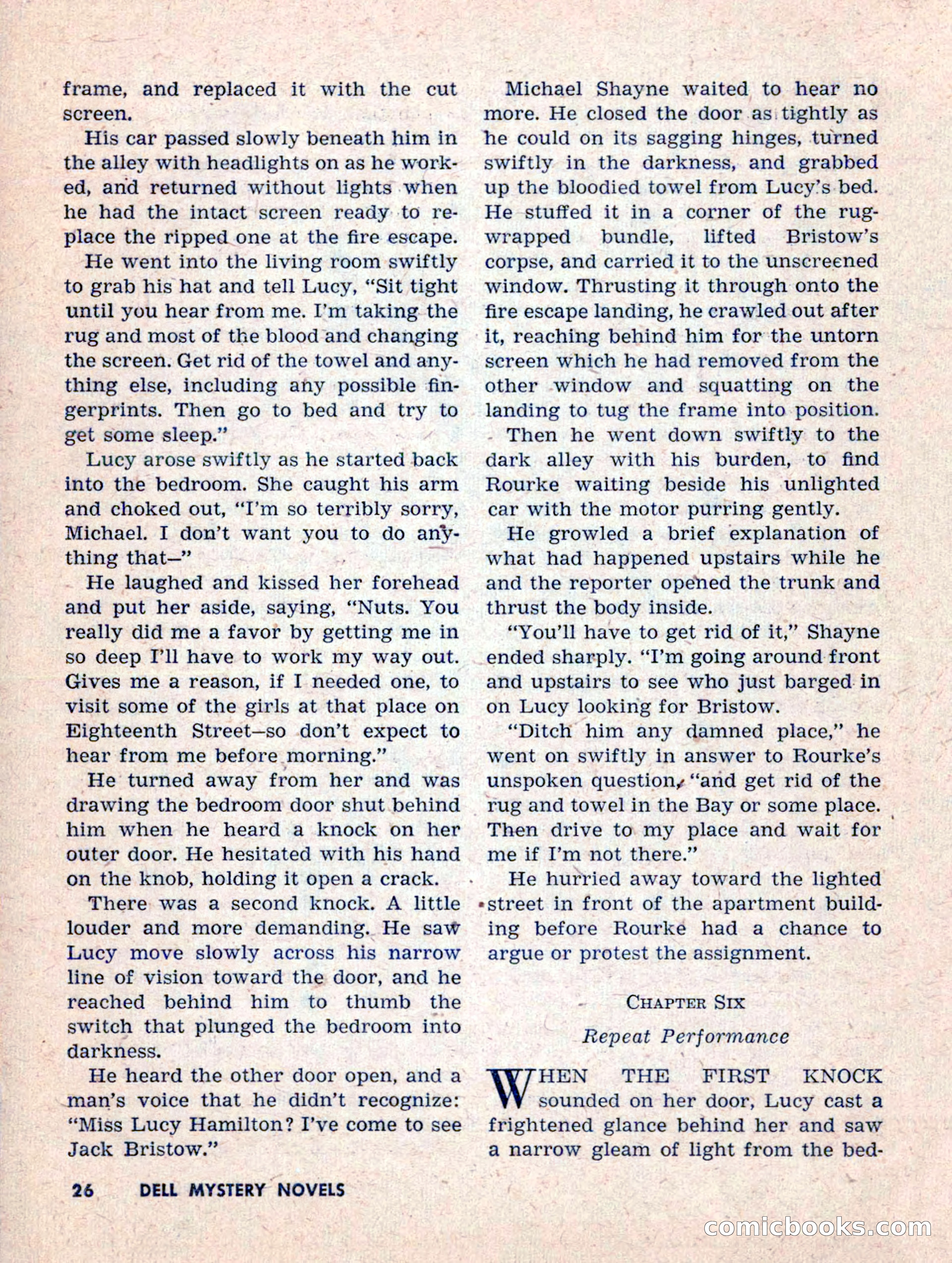 Dell Mystery Novels No. 1 — page 28 of 132