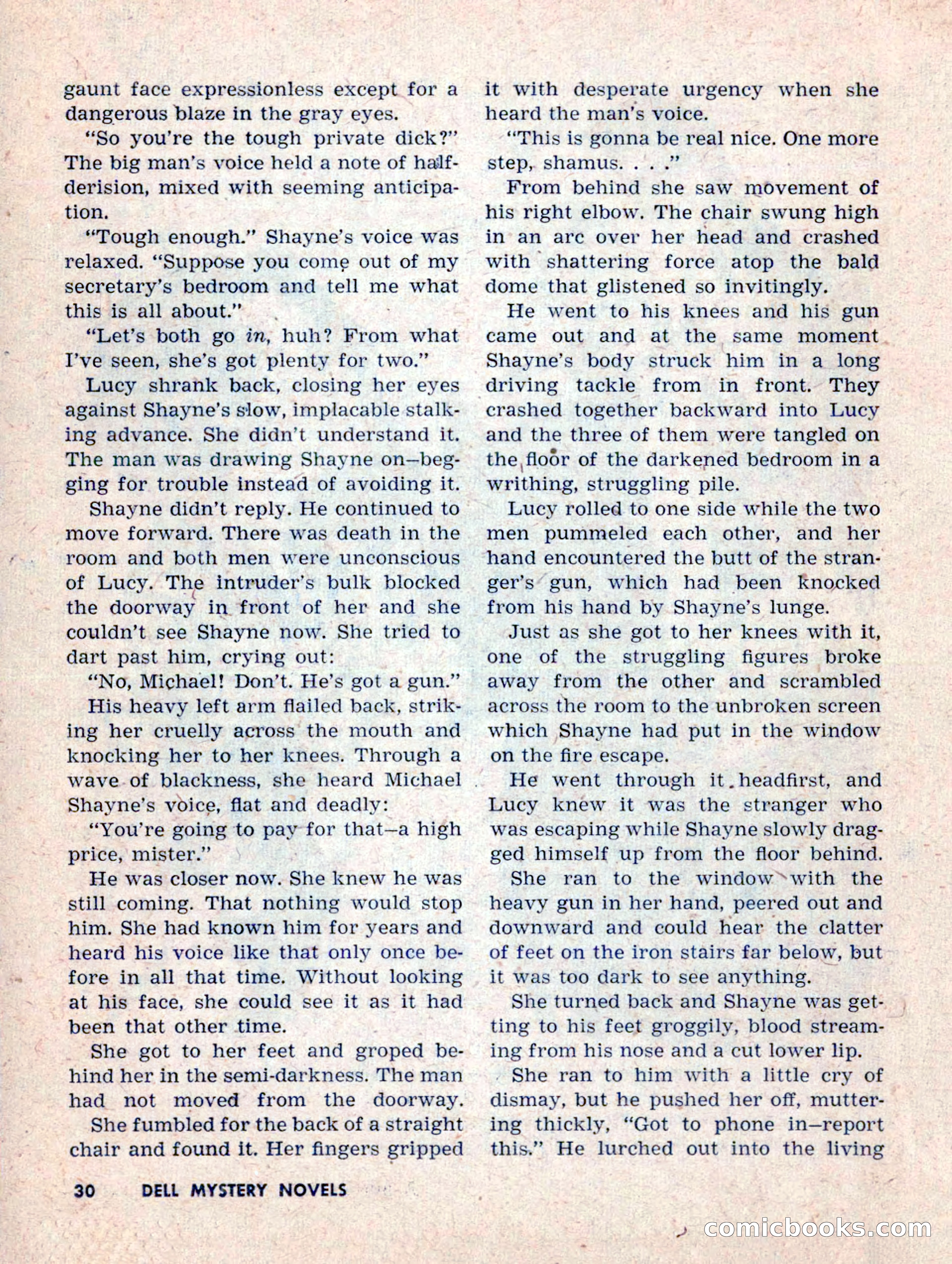 Dell Mystery Novels No. 1 — page 32 of 132