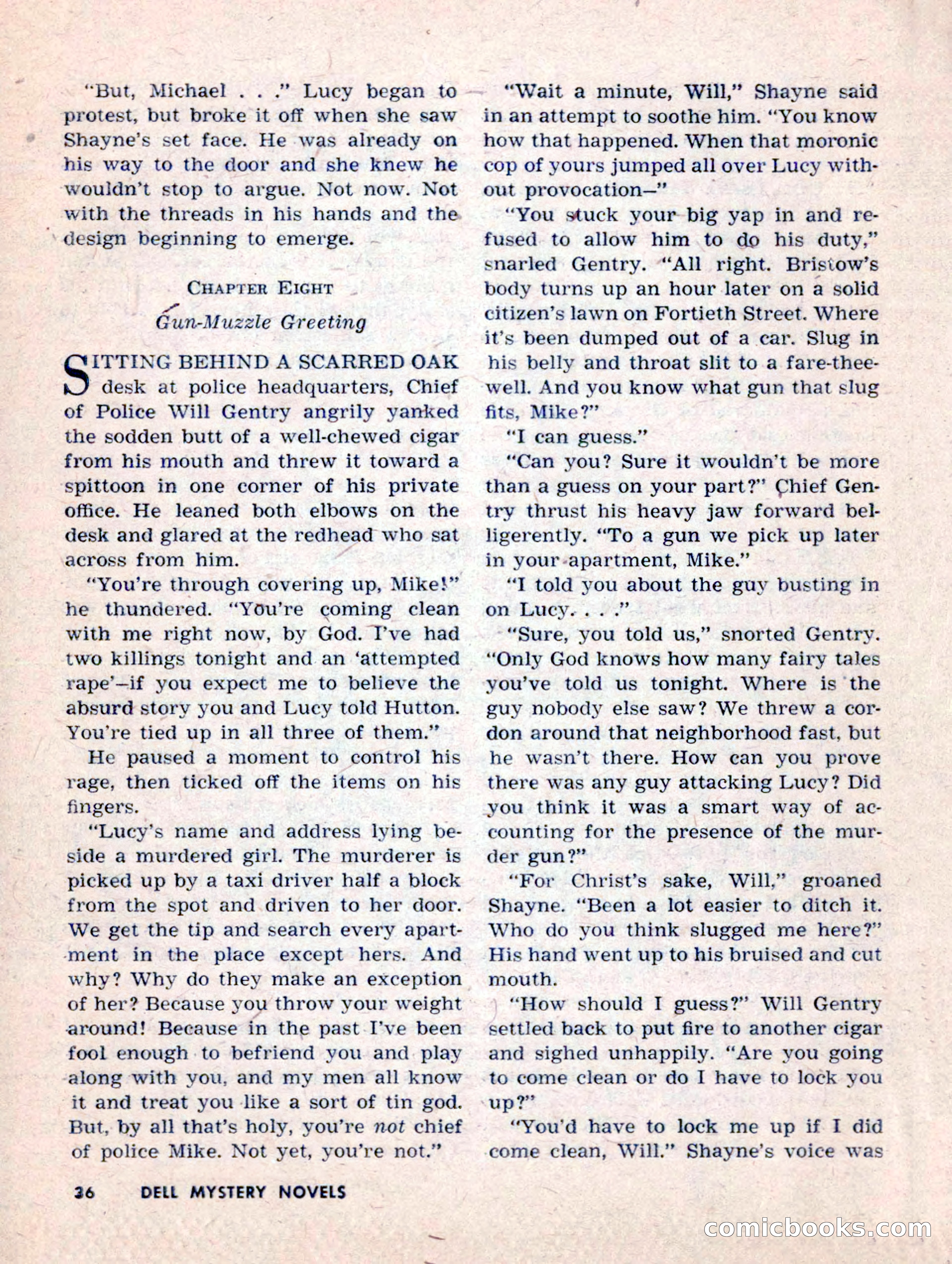 Dell Mystery Novels No. 1 — page 38 of 132