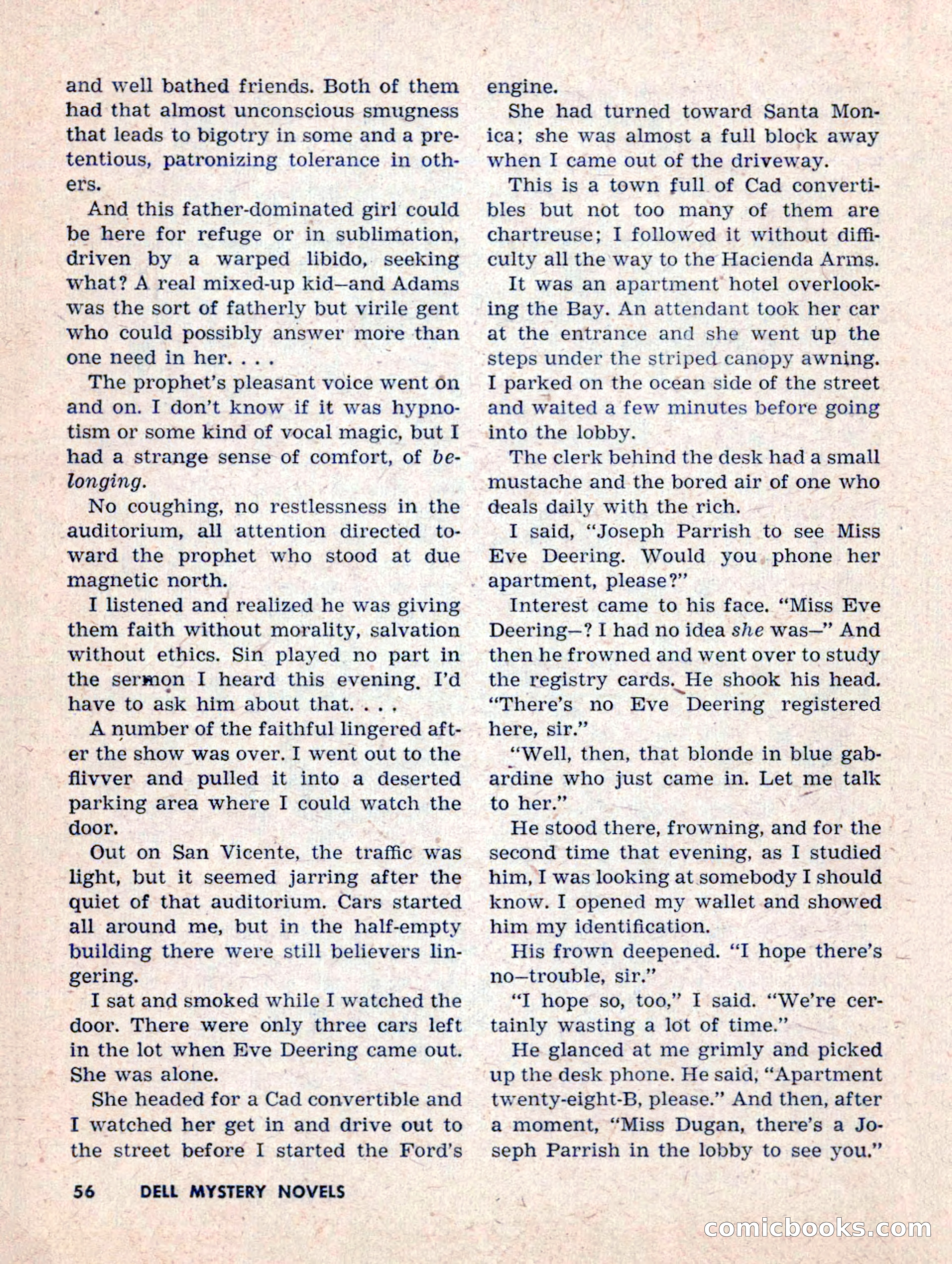 Dell Mystery Novels No. 1 — page 58 of 132