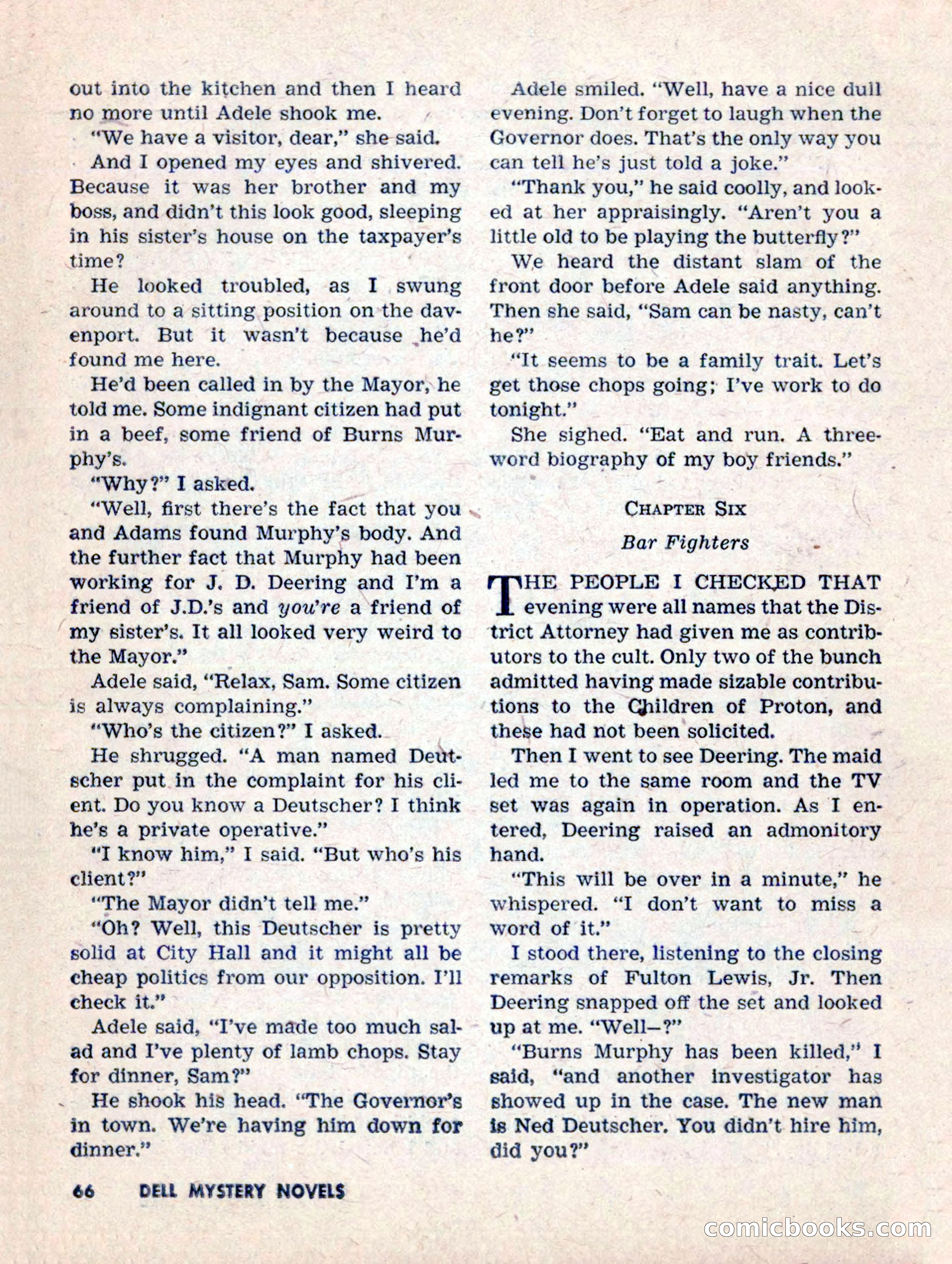 Dell Mystery Novels No. 1 — page 68 of 132