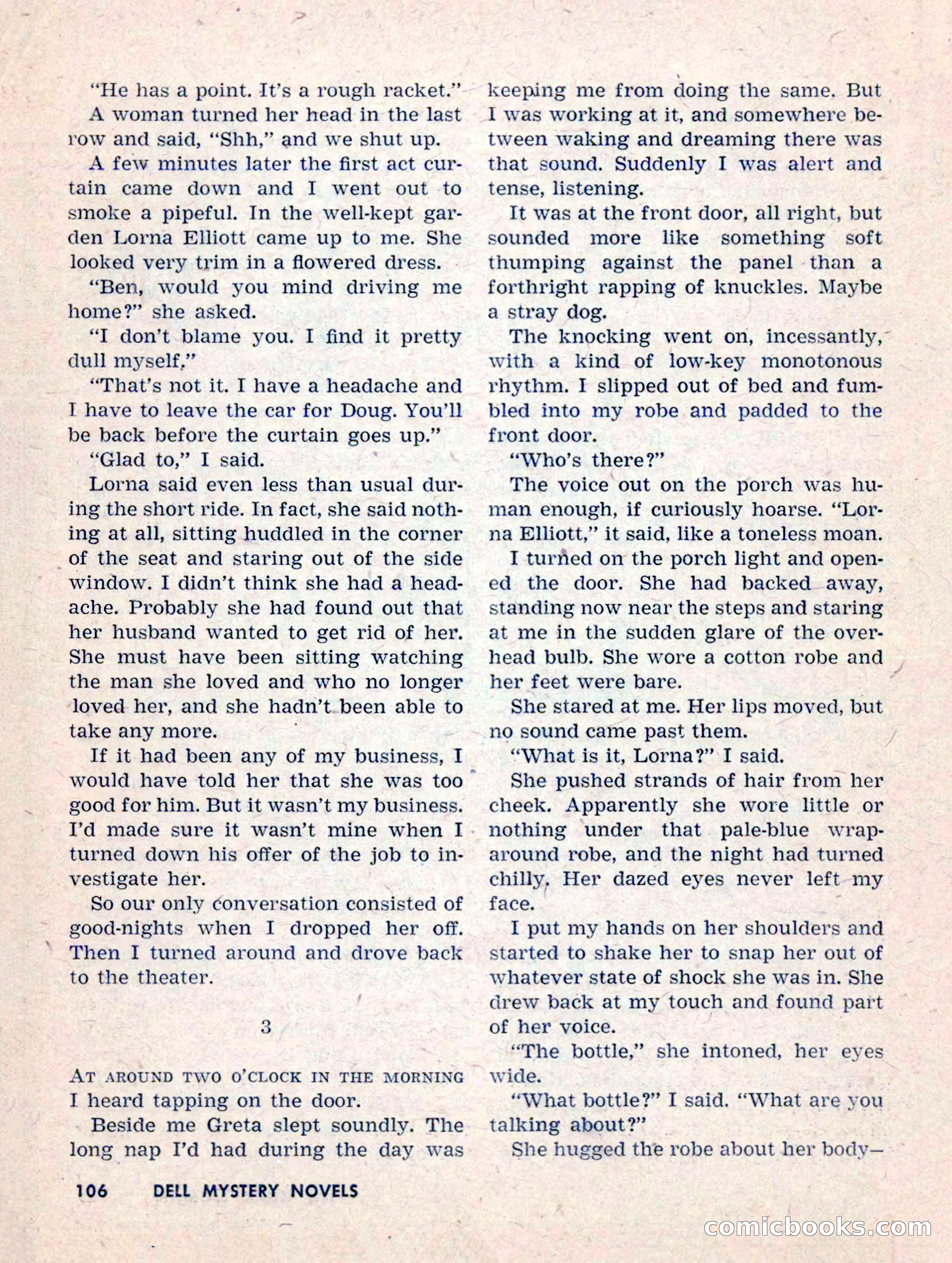 Dell Mystery Novels No. 1 — page 108 of 132