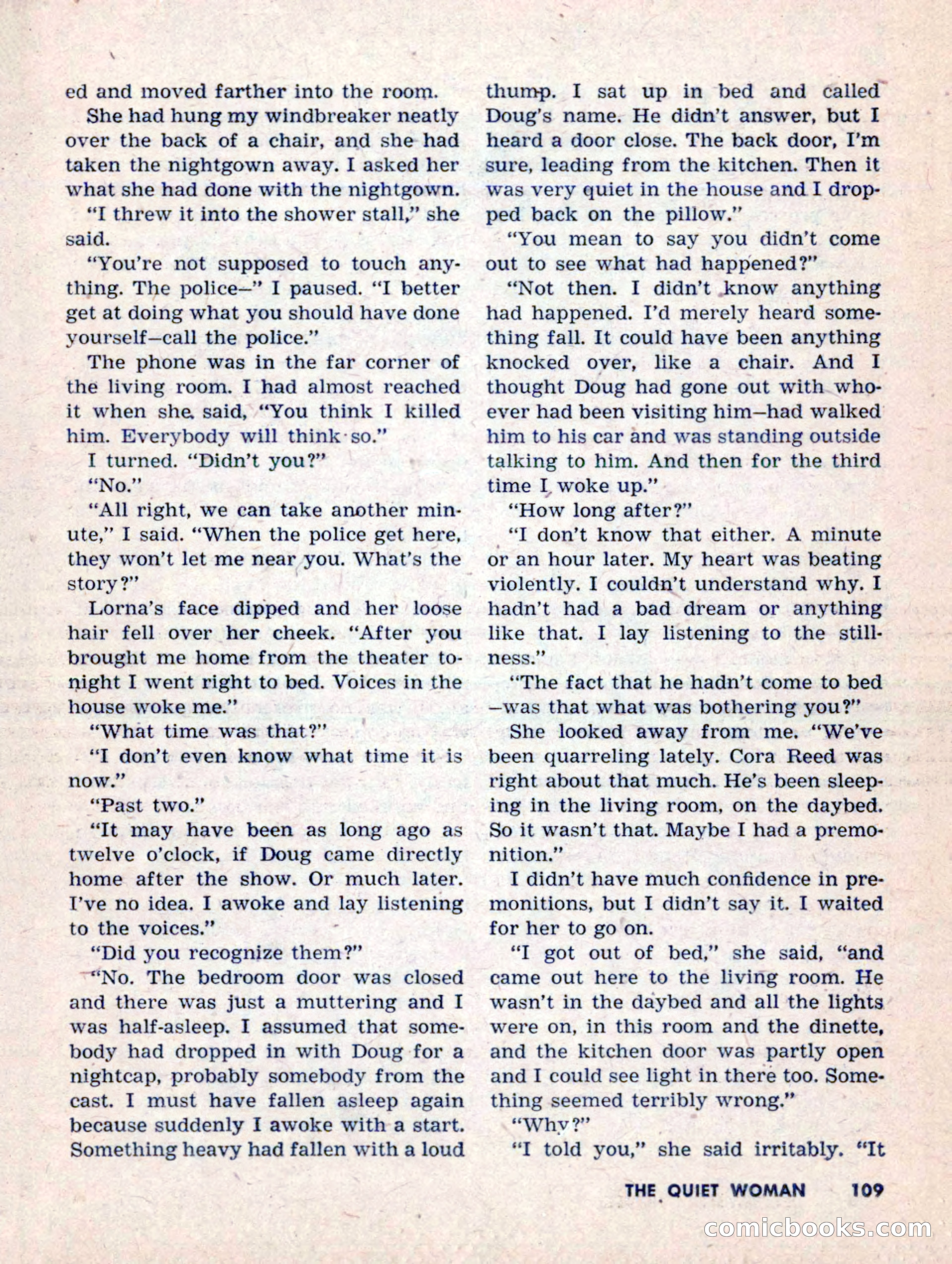 Dell Mystery Novels No. 1 — page 111 of 132
